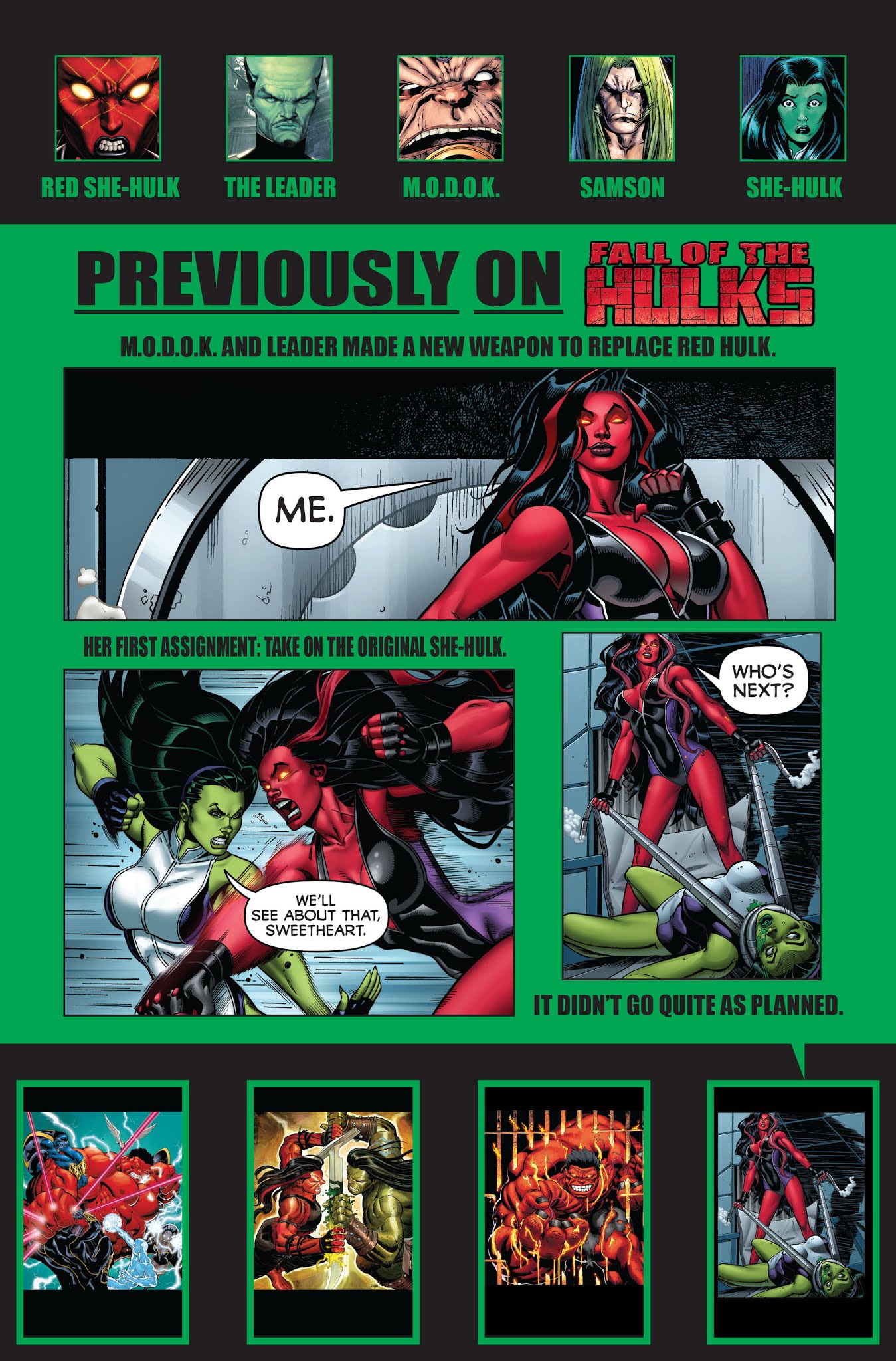 Read online The Incredible Hulks: Fall of the Hulks comic -  Issue # TPB (Part 2) - 4