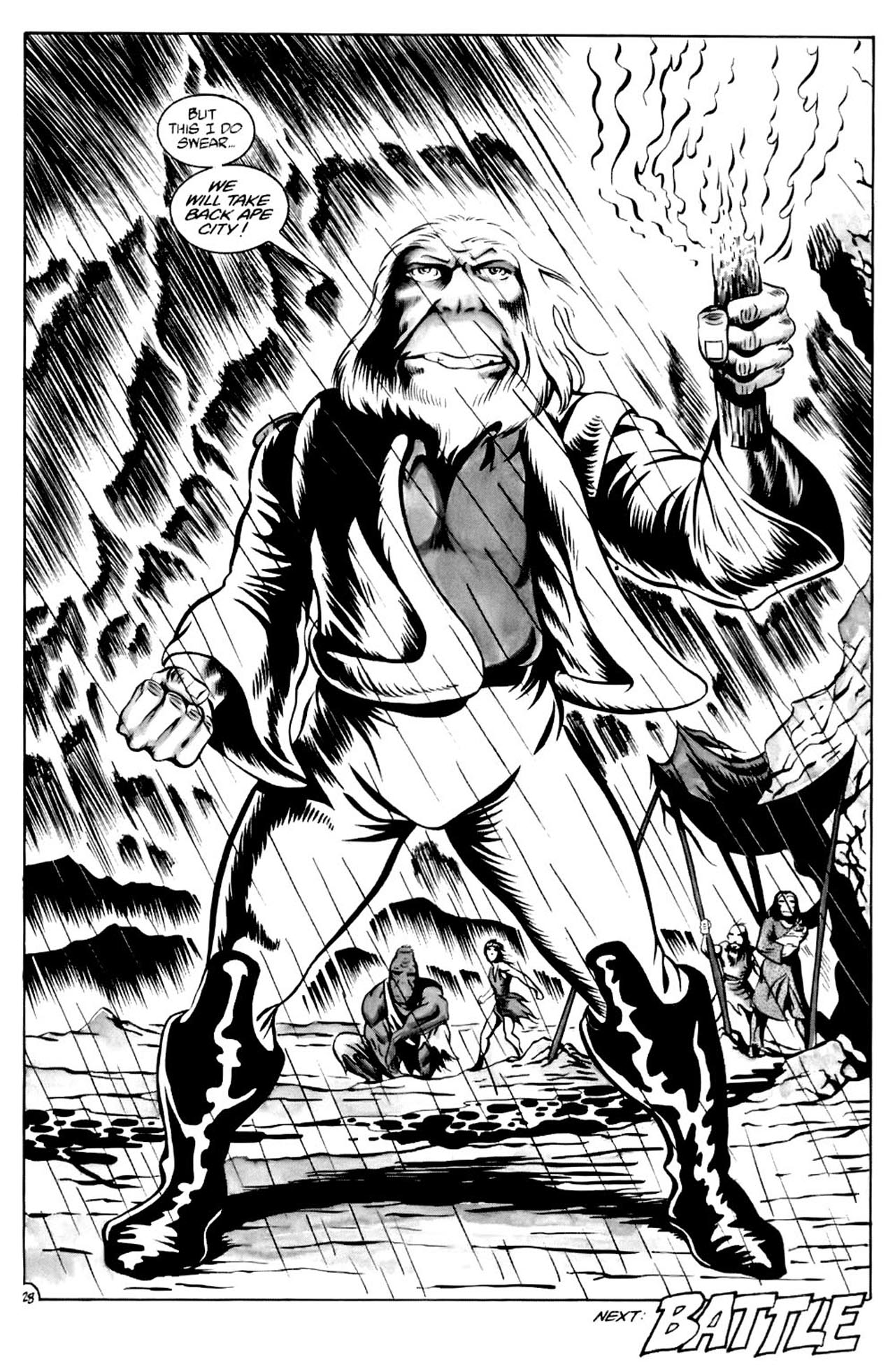 Read online Planet of the Apes (1990) comic -  Issue #3 - 30