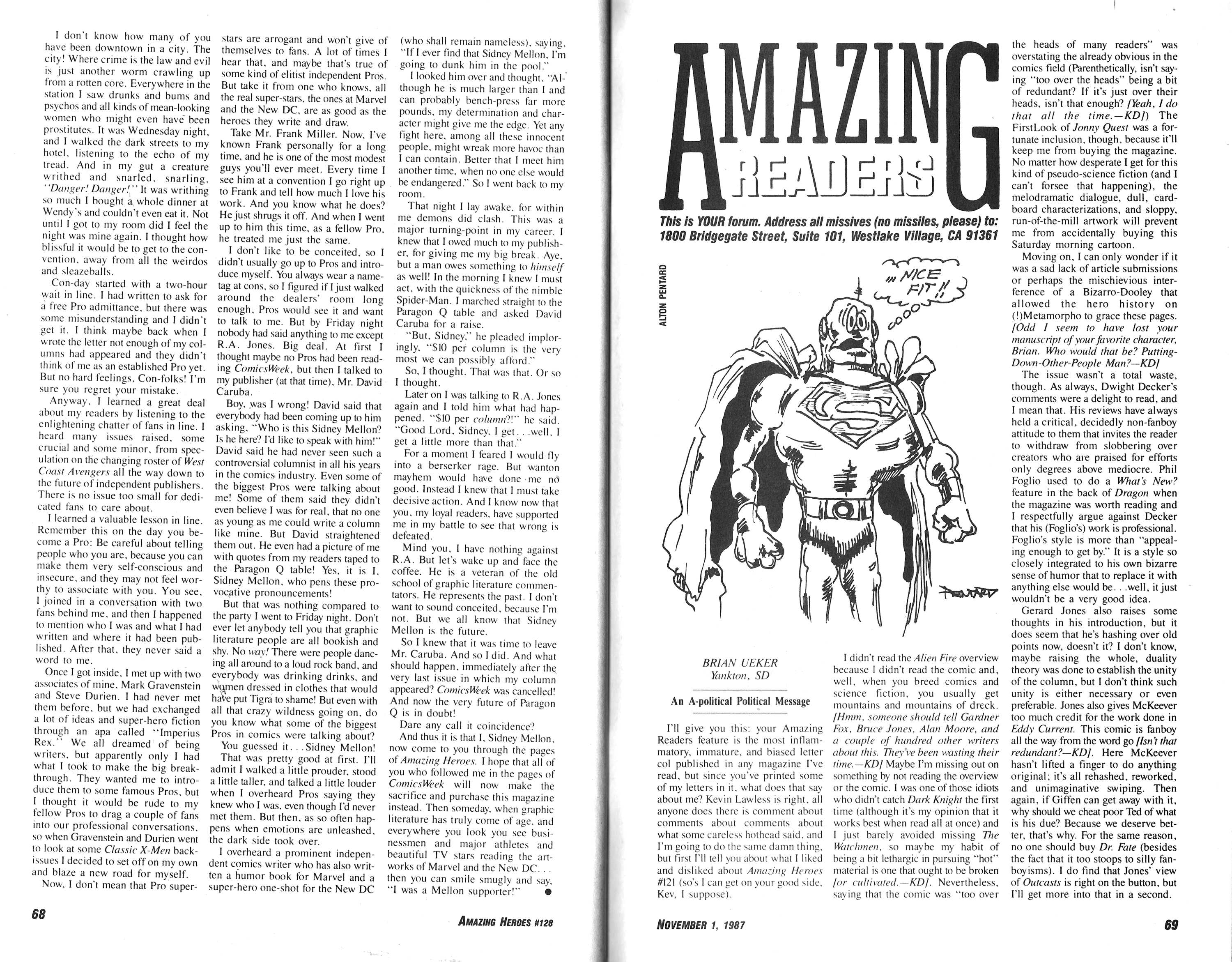 Read online Amazing Heroes comic -  Issue #128 - 35