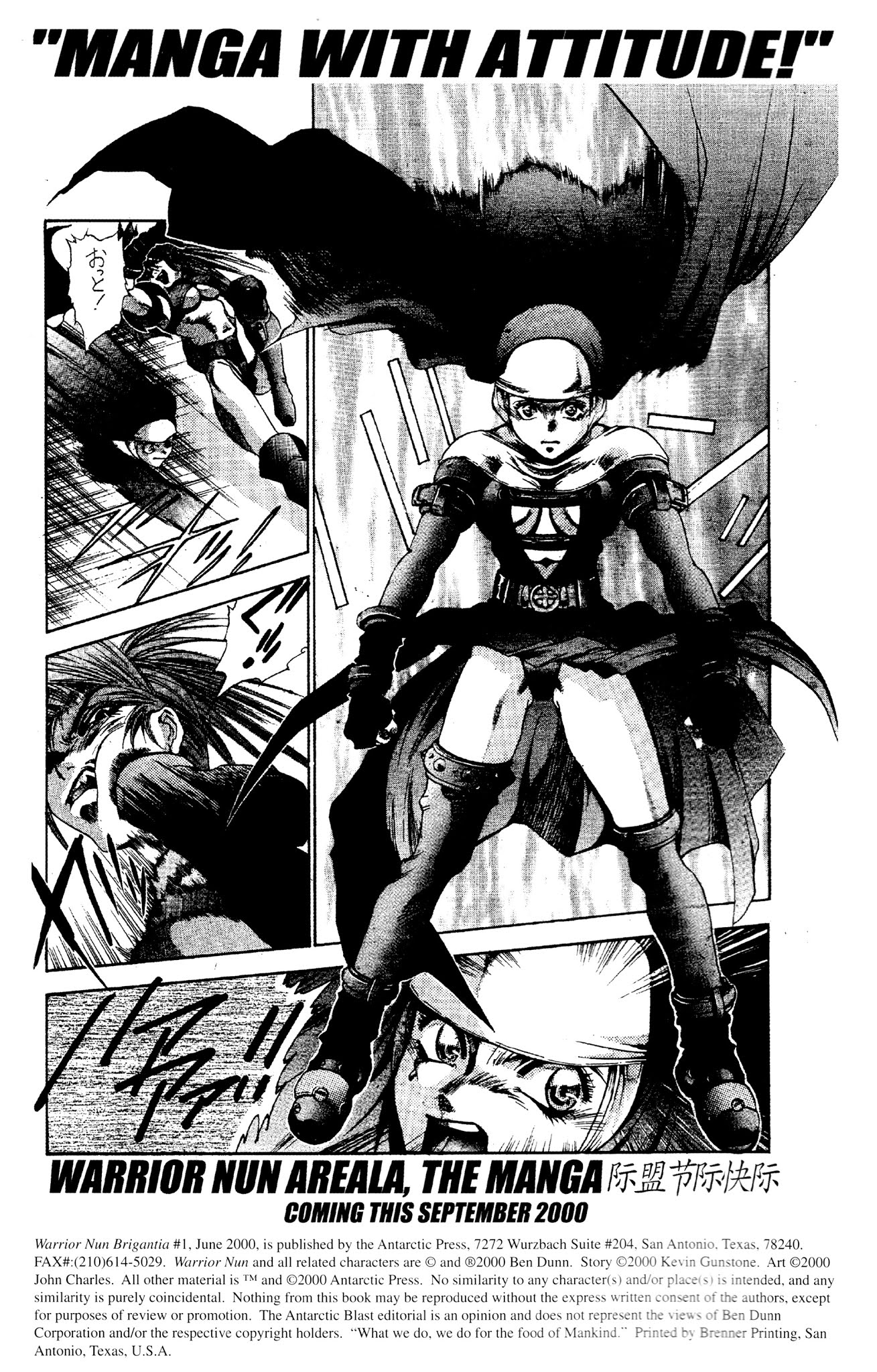 Read online Warrior Nun Brigantia comic -  Issue #1 - 2