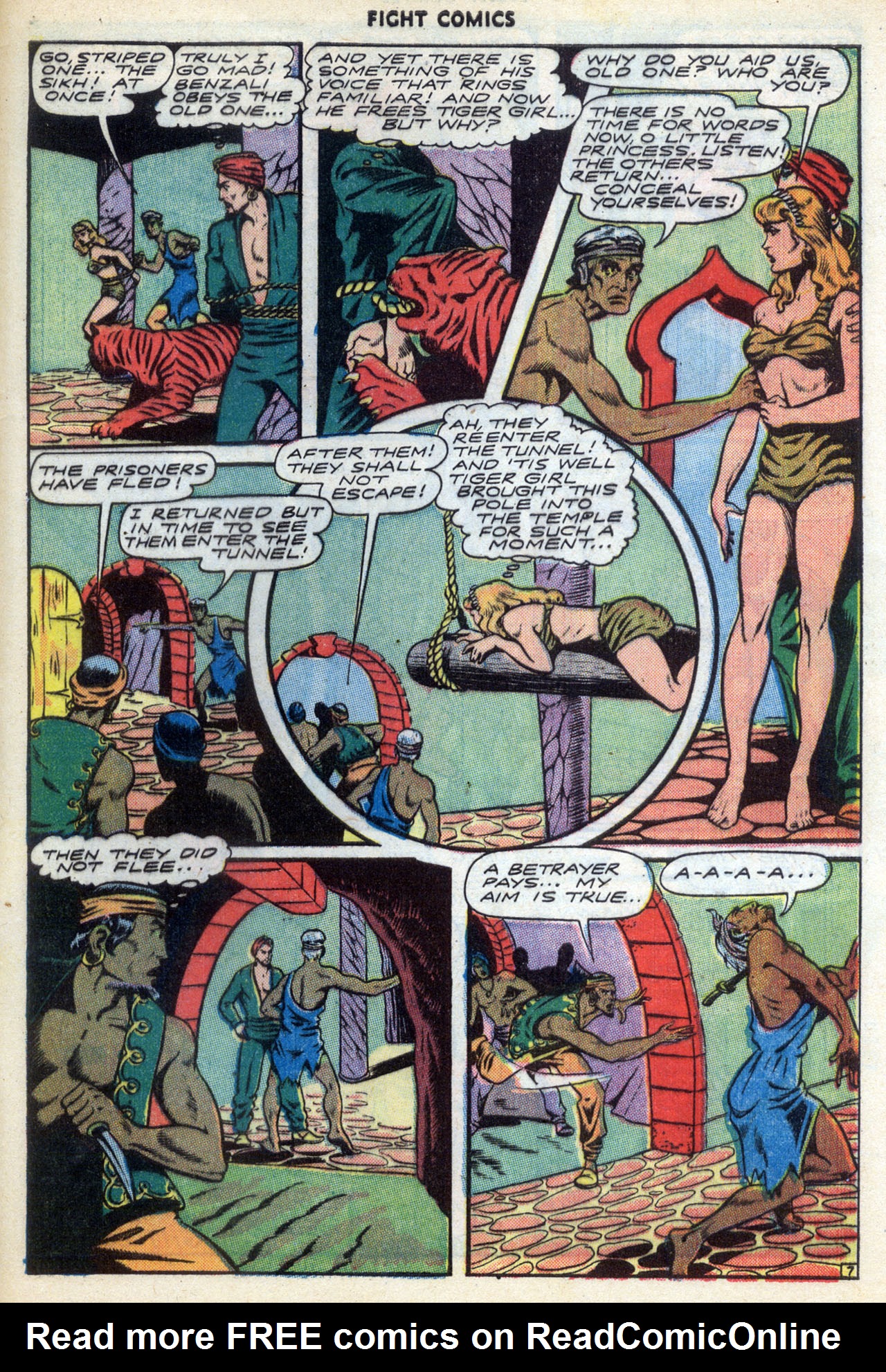 Read online Fight Comics comic -  Issue #47 - 49