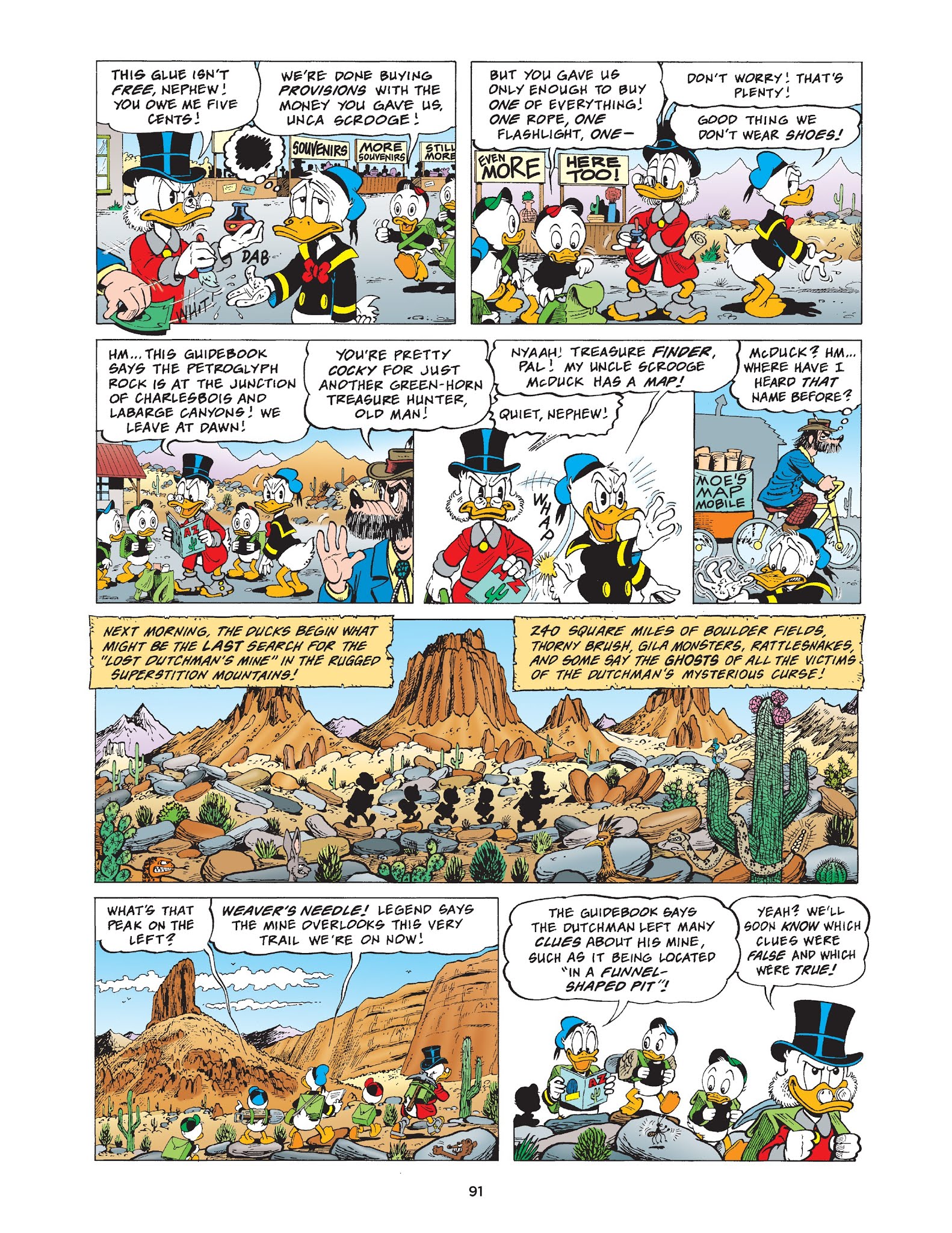 Read online Walt Disney Uncle Scrooge and Donald Duck: The Don Rosa Library comic -  Issue # TPB 8 (Part 1) - 92