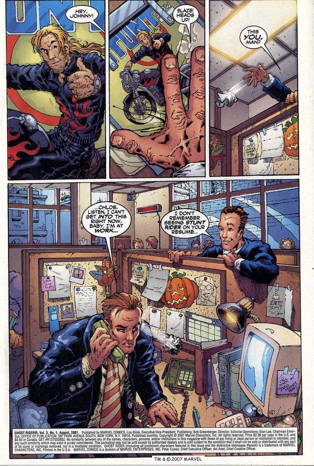 Read online Ghost Rider (2001) comic -  Issue #1 - 2