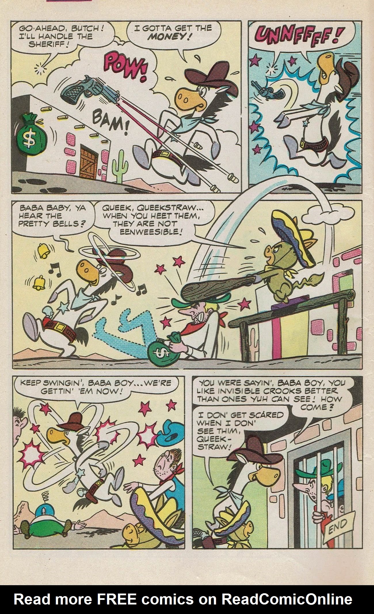 Read online Huckleberry Hound / Quick Draw McGraw Giant Size Flip Book comic -  Issue # Full - 12