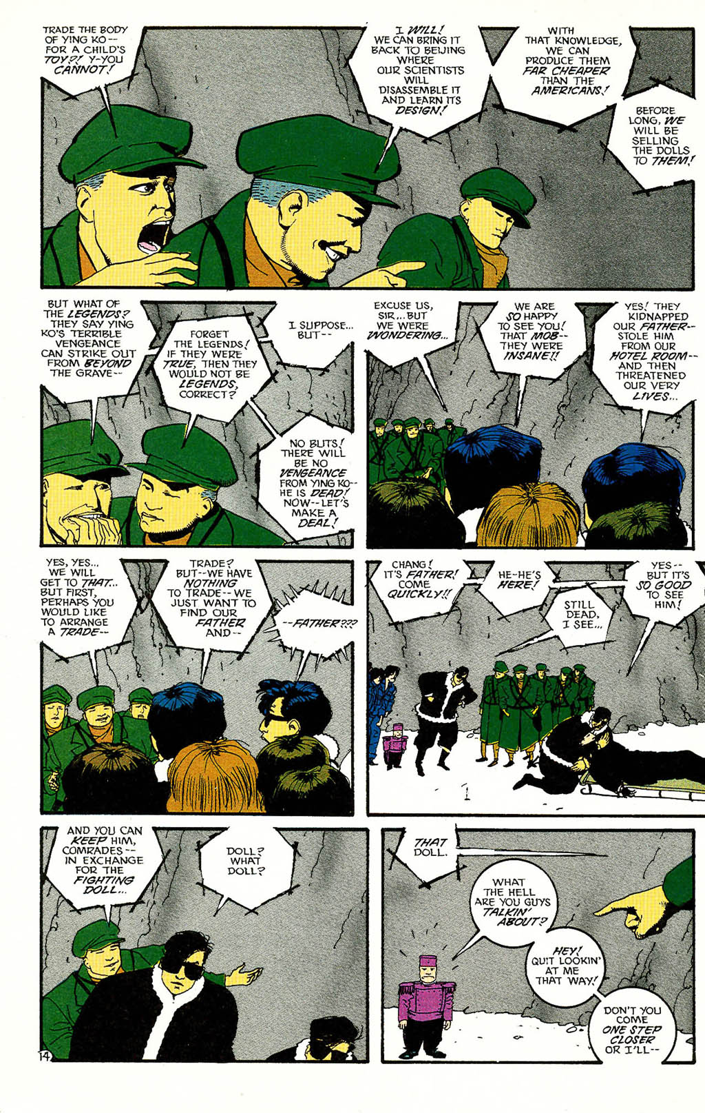 Read online The Shadow (1987) comic -  Issue #17 - 16