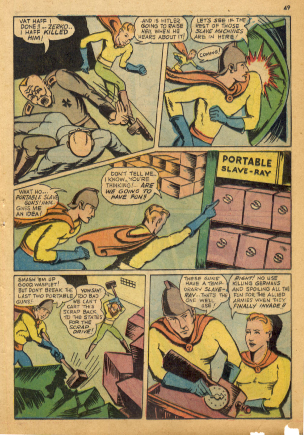 Read online Shadow Comics comic -  Issue #32 - 50