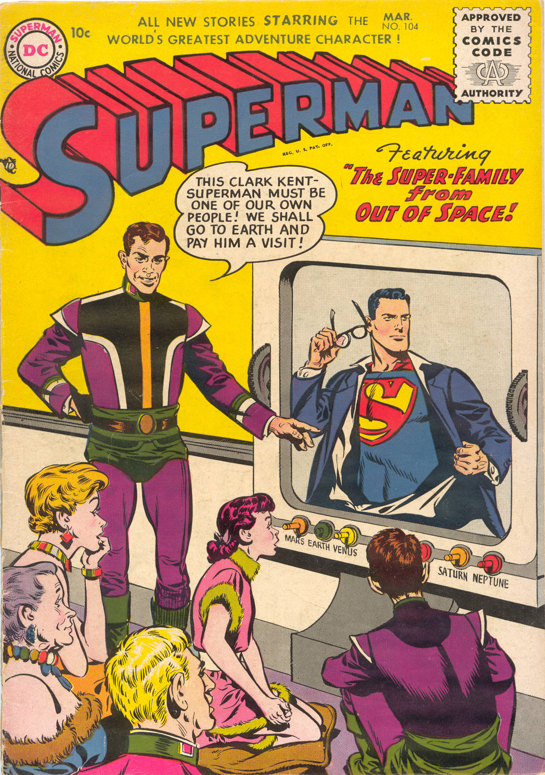 Read online Superman (1939) comic -  Issue #104 - 1