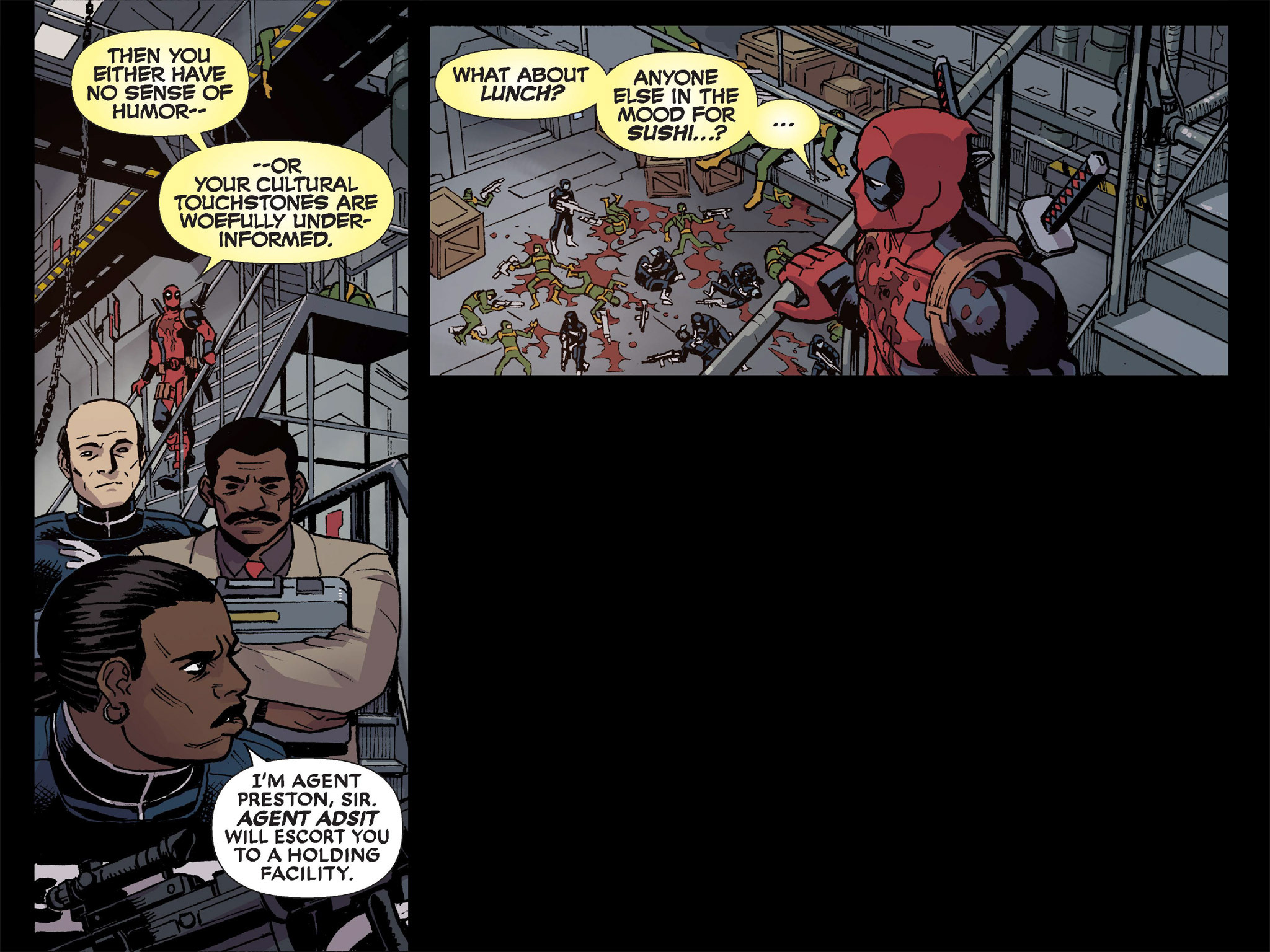 Read online Deadpool & Cable: Split Second Infinite Comic comic -  Issue #1 - 22