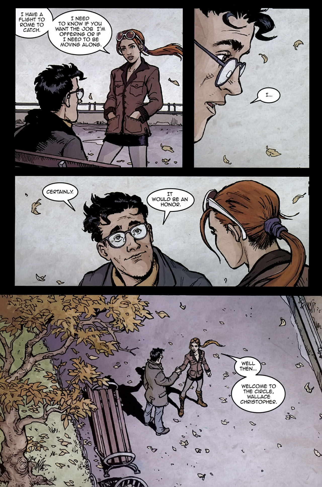 Read online The Circle (2007) comic -  Issue #5 - 22