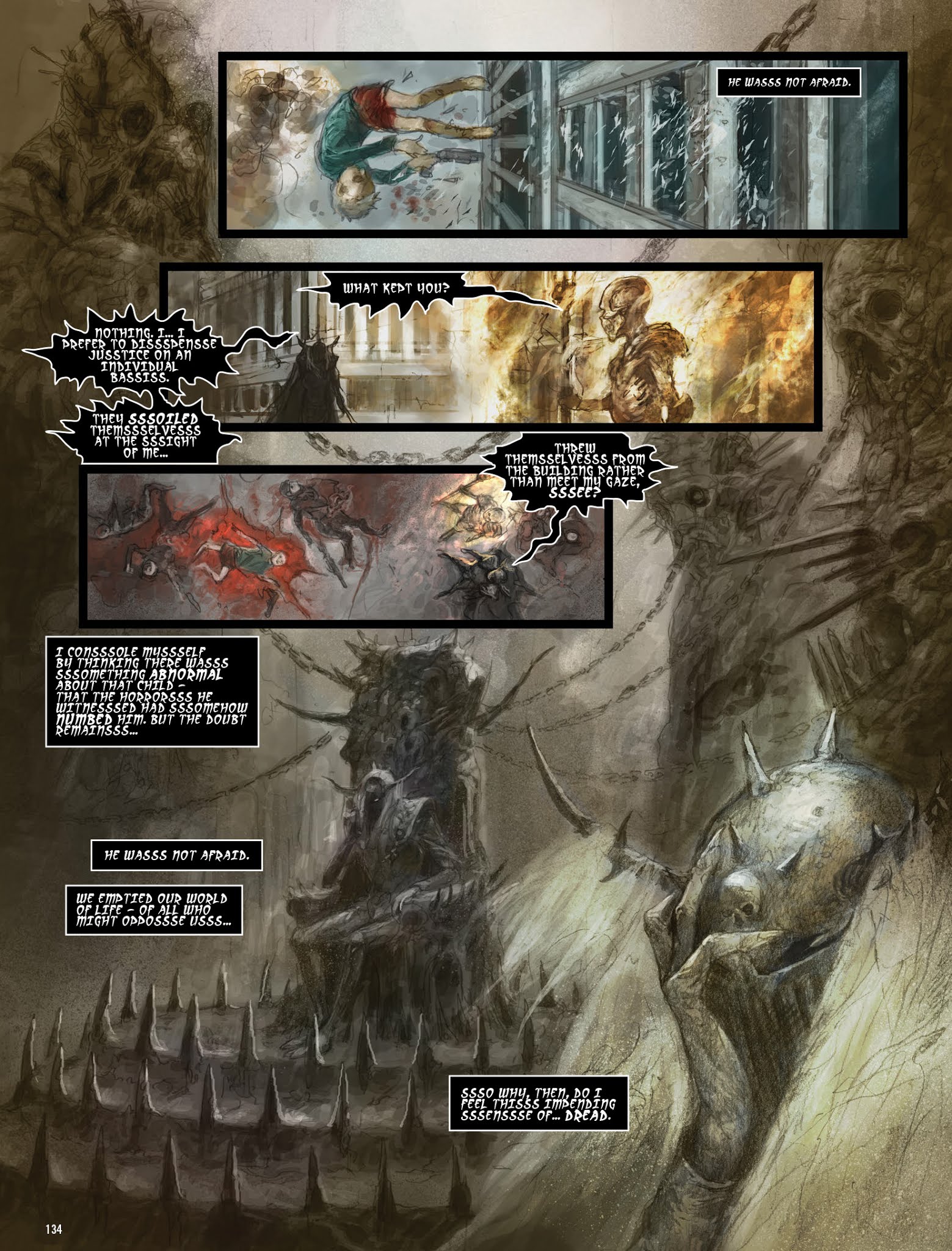 Read online The Dark Judges: The Fall of Deadworld comic -  Issue # TPB - 135