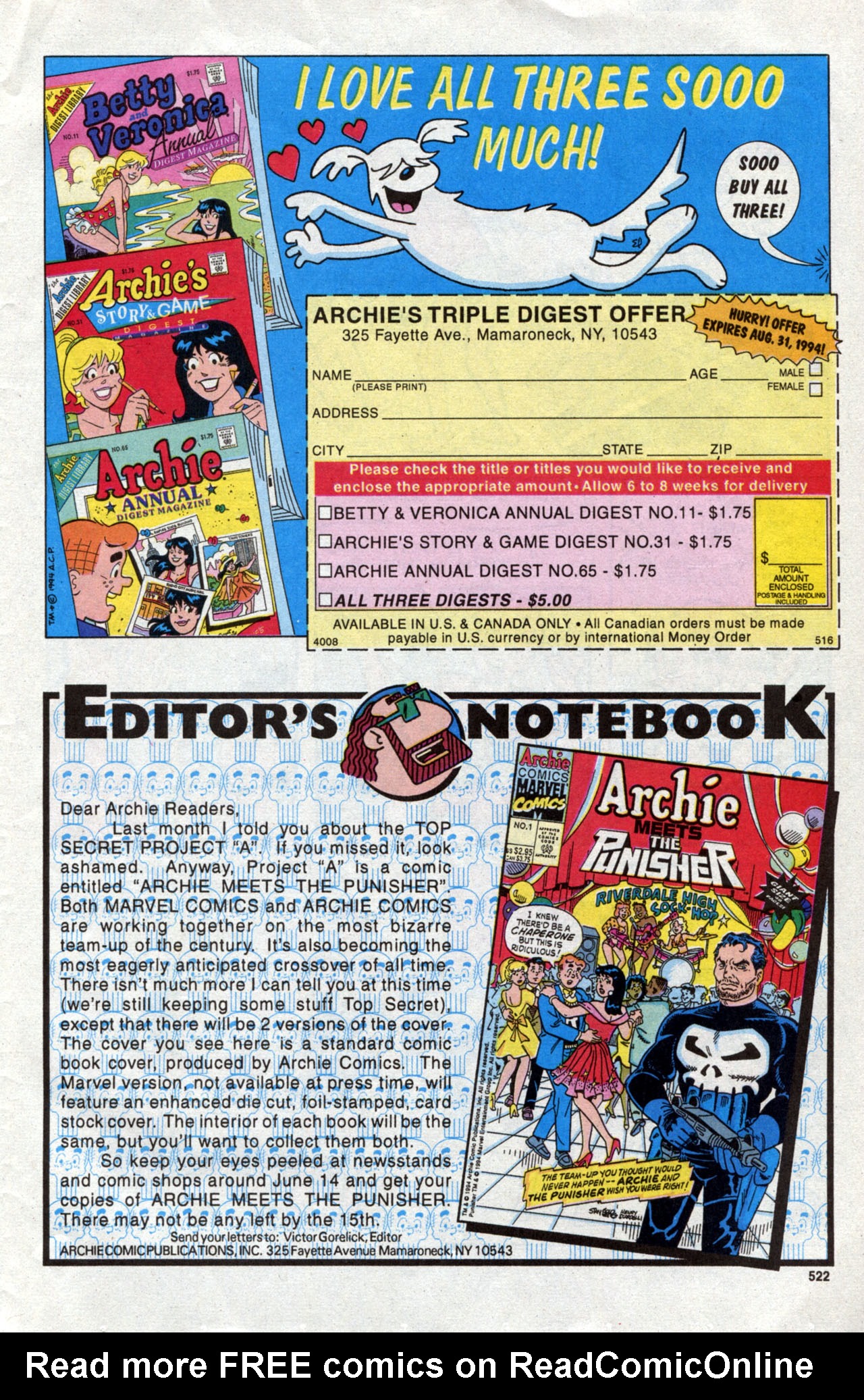 Read online Archie's Vacation Special comic -  Issue #1 - 43