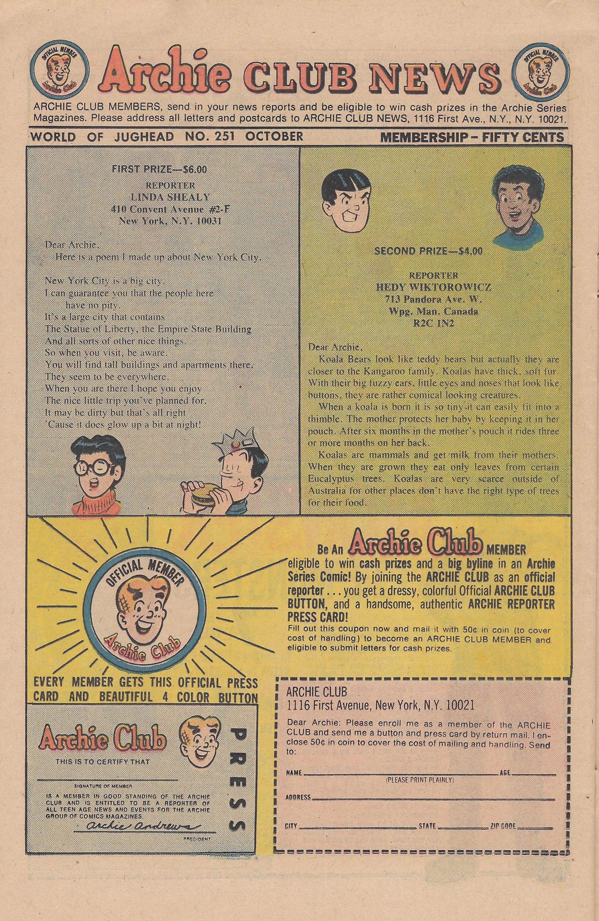 Read online Archie Giant Series Magazine comic -  Issue #251 - 26