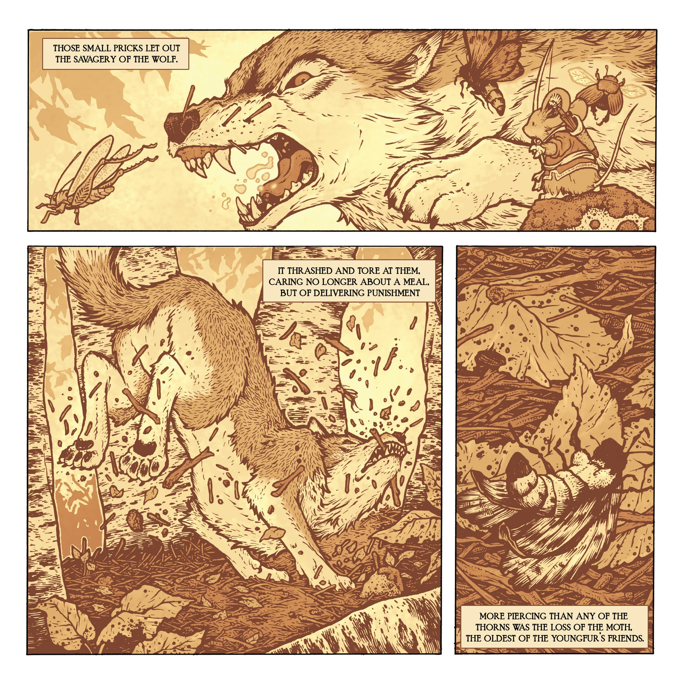 Read online Mouse Guard: The Owlhen Caregiver comic -  Issue #1 - 27
