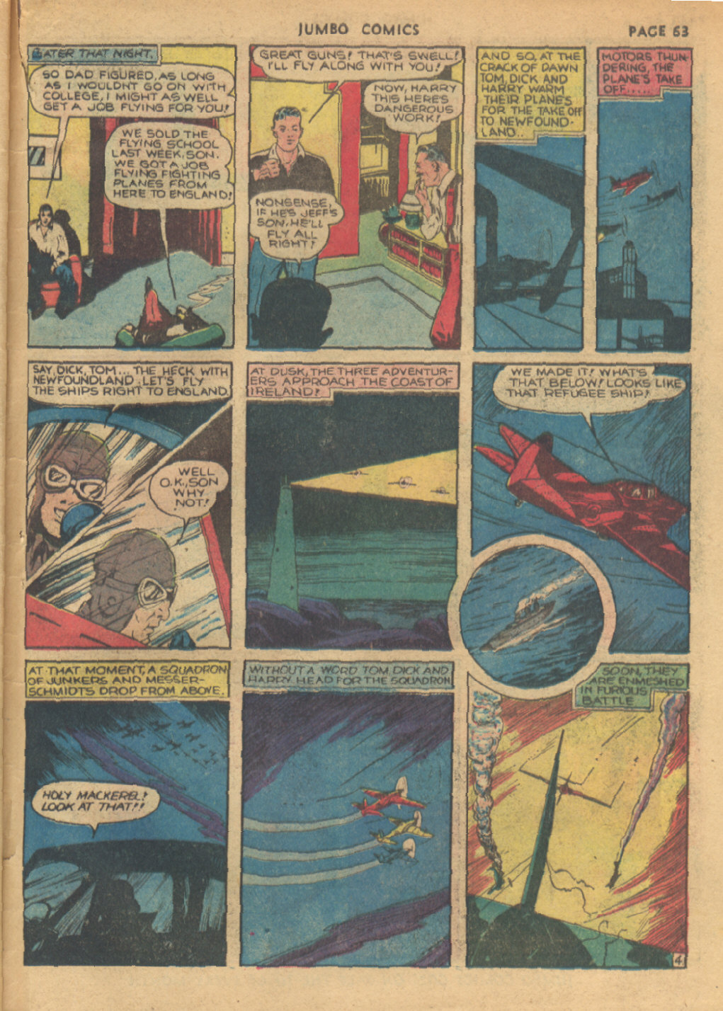 Read online Jumbo Comics comic -  Issue #22 - 65