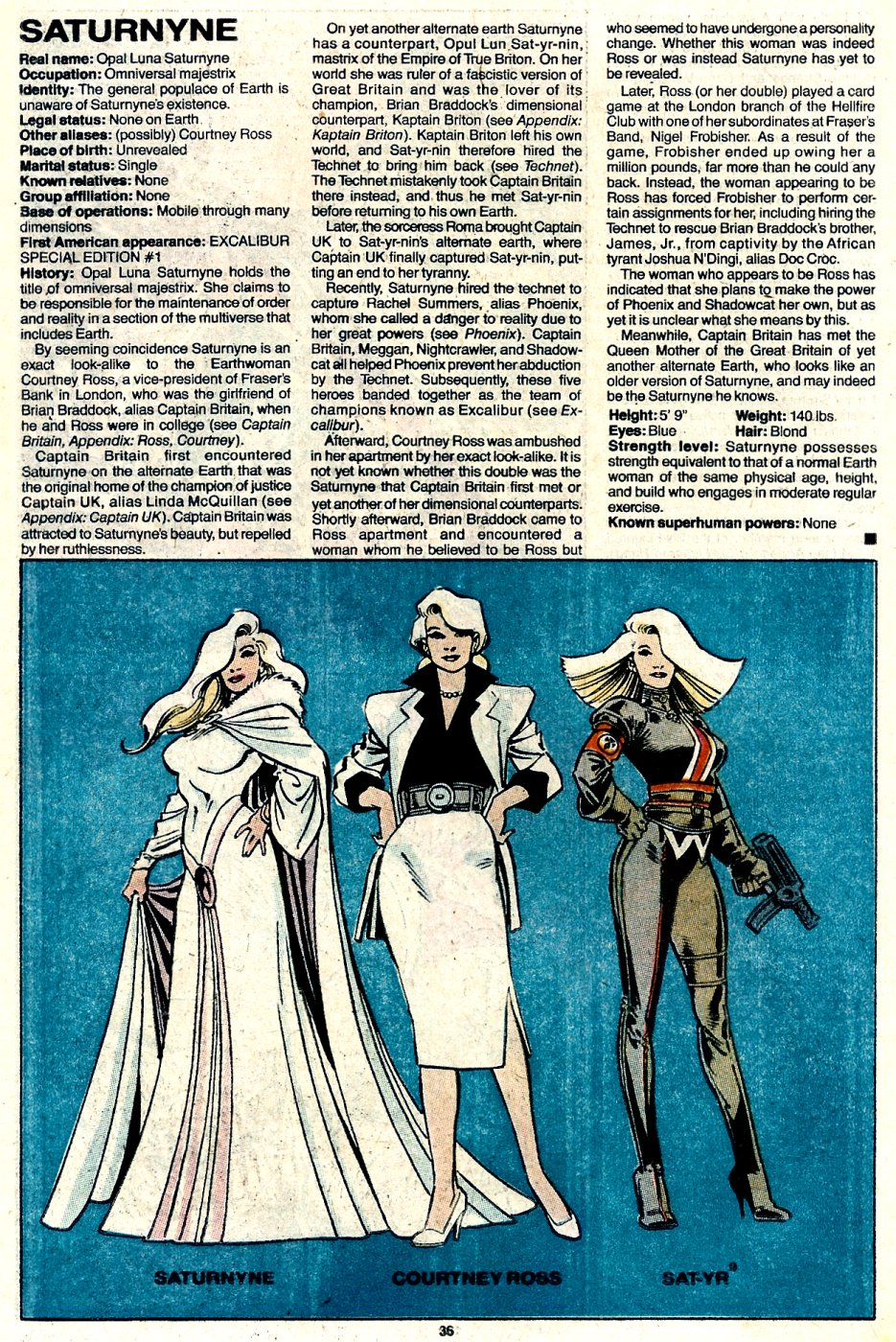 Read online The Official Handbook of the Marvel Universe: Update '89 comic -  Issue #6 - 38