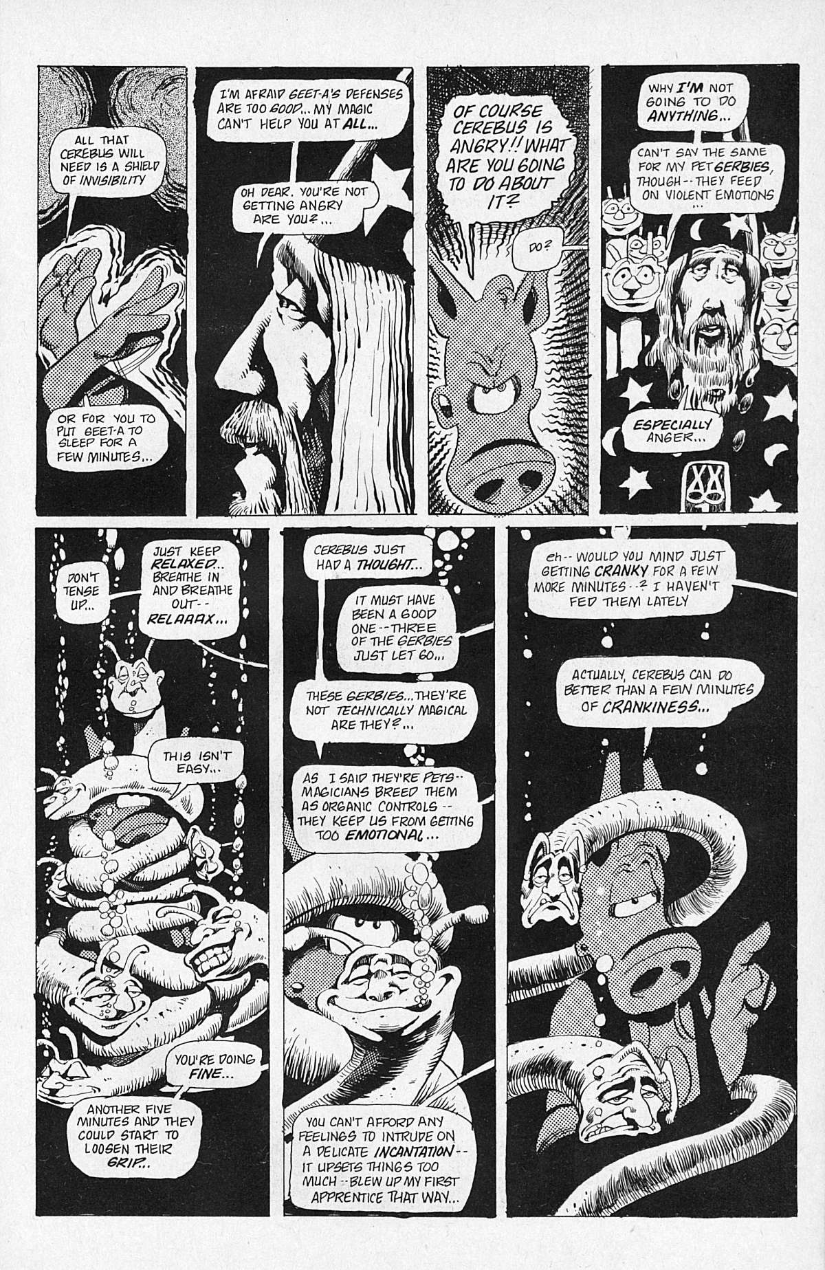 Read online Cerebus comic -  Issue #19 - 21