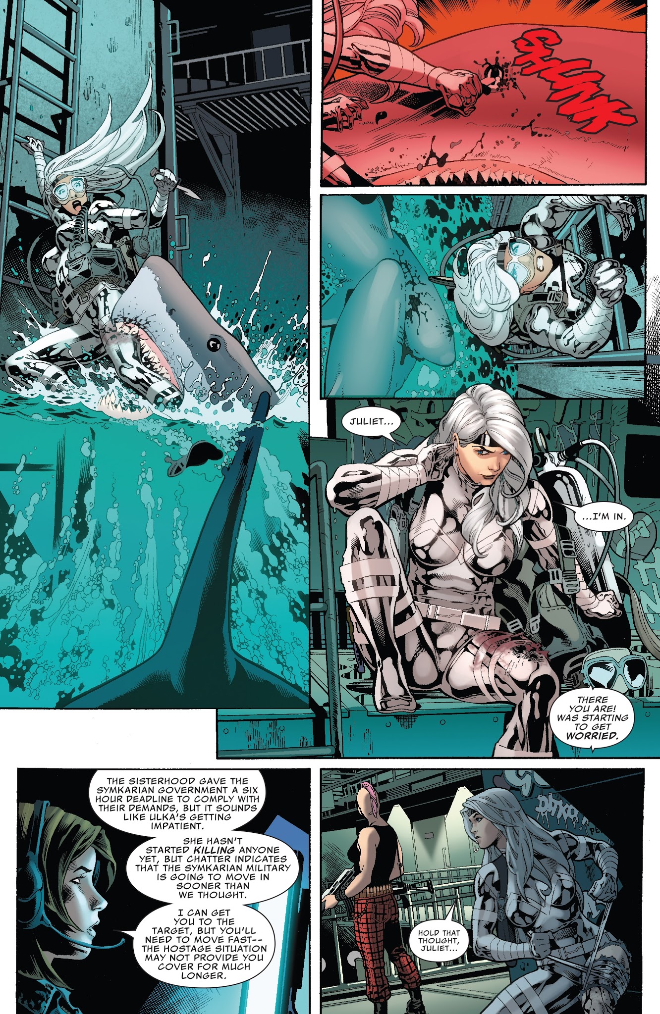 Read online Silver Sable and the Wild Pack comic -  Issue #36 - 10
