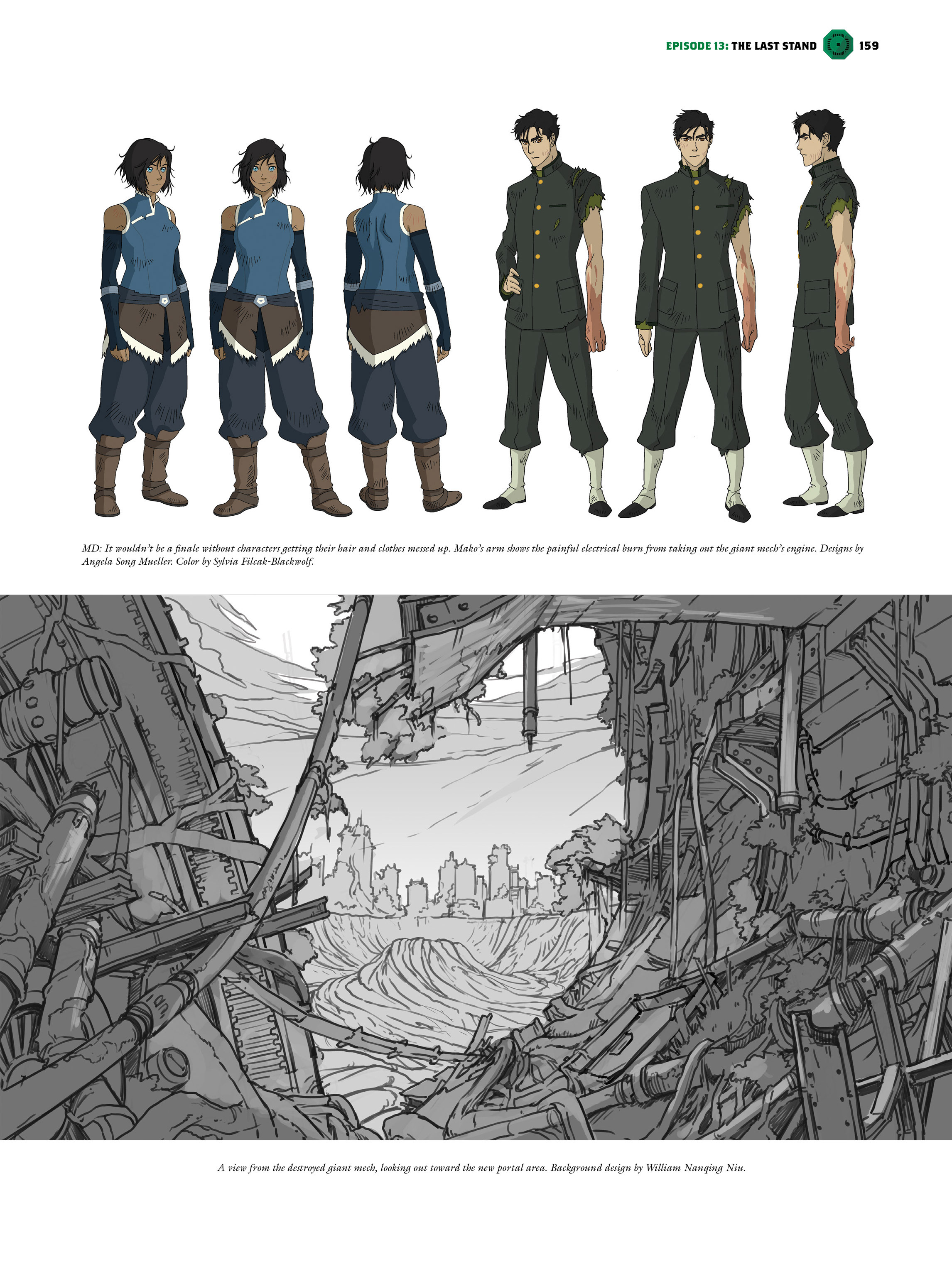 Read online The Legend of Korra: The Art of the Animated Series comic -  Issue # TPB 4 - 147