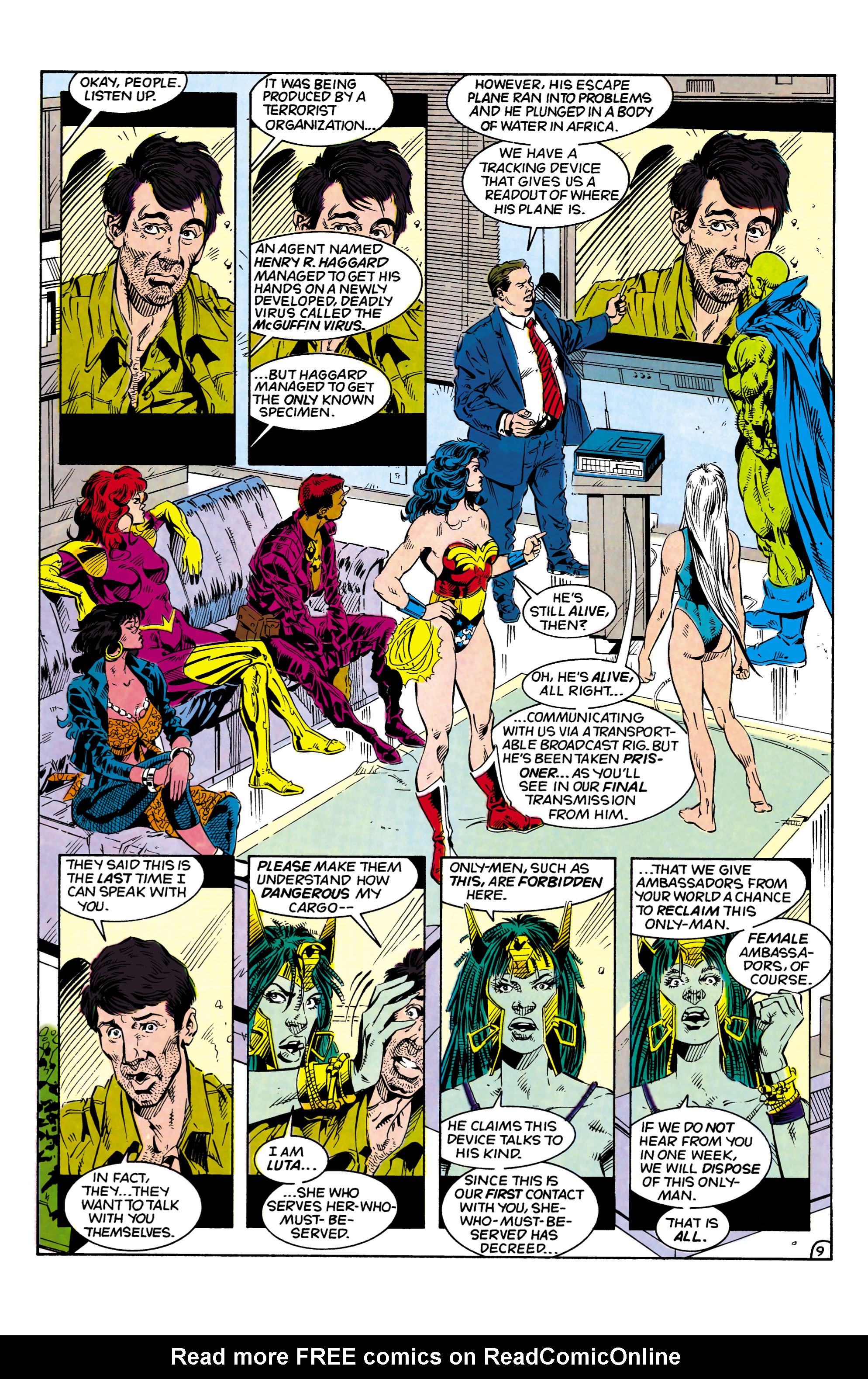 Read online Justice League Task Force comic -  Issue #7 - 8