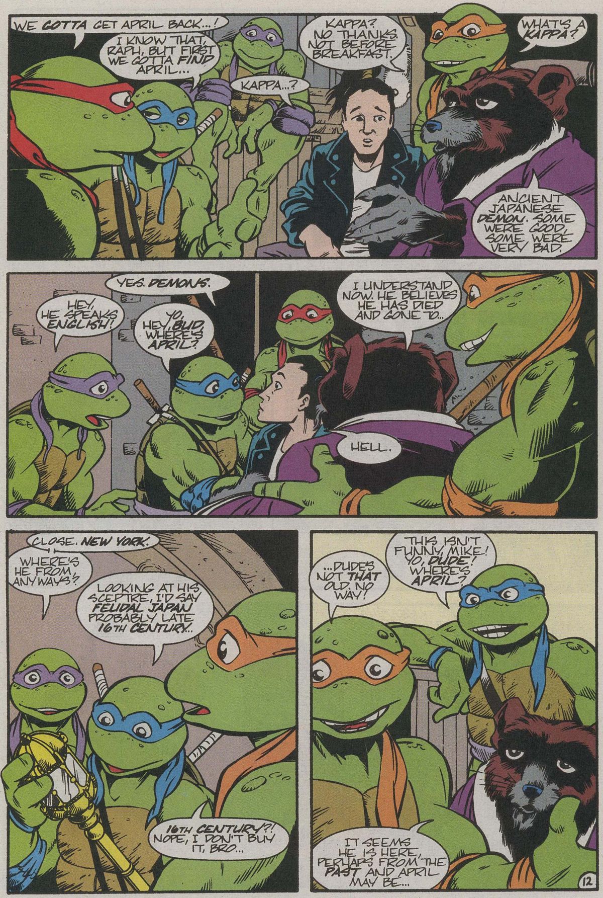 Teenage Mutant Ninja Turtles III The Movie: The Turtles Are Back...In Time! Full #1 - English 13