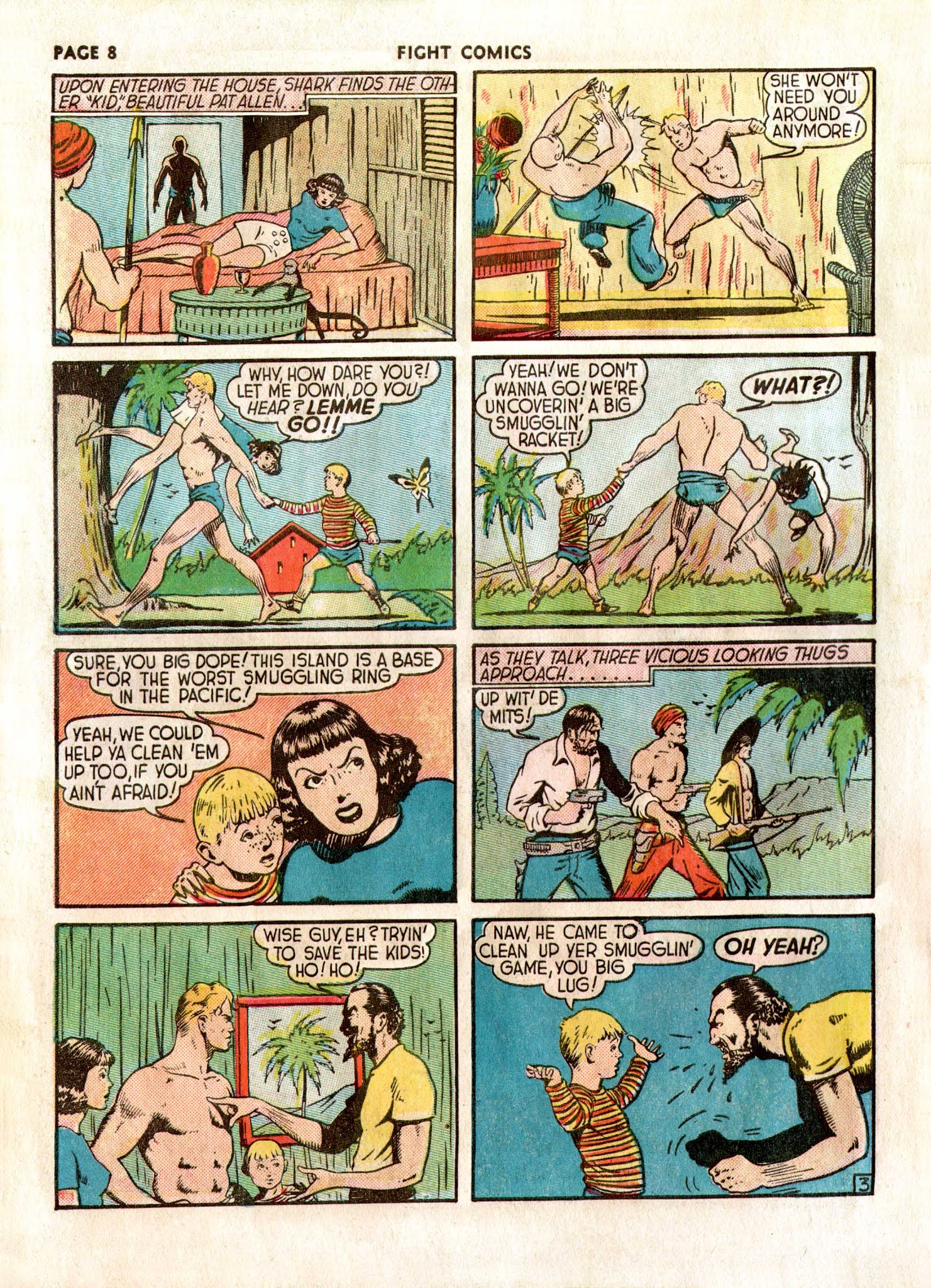 Read online Fight Comics comic -  Issue #7 - 11