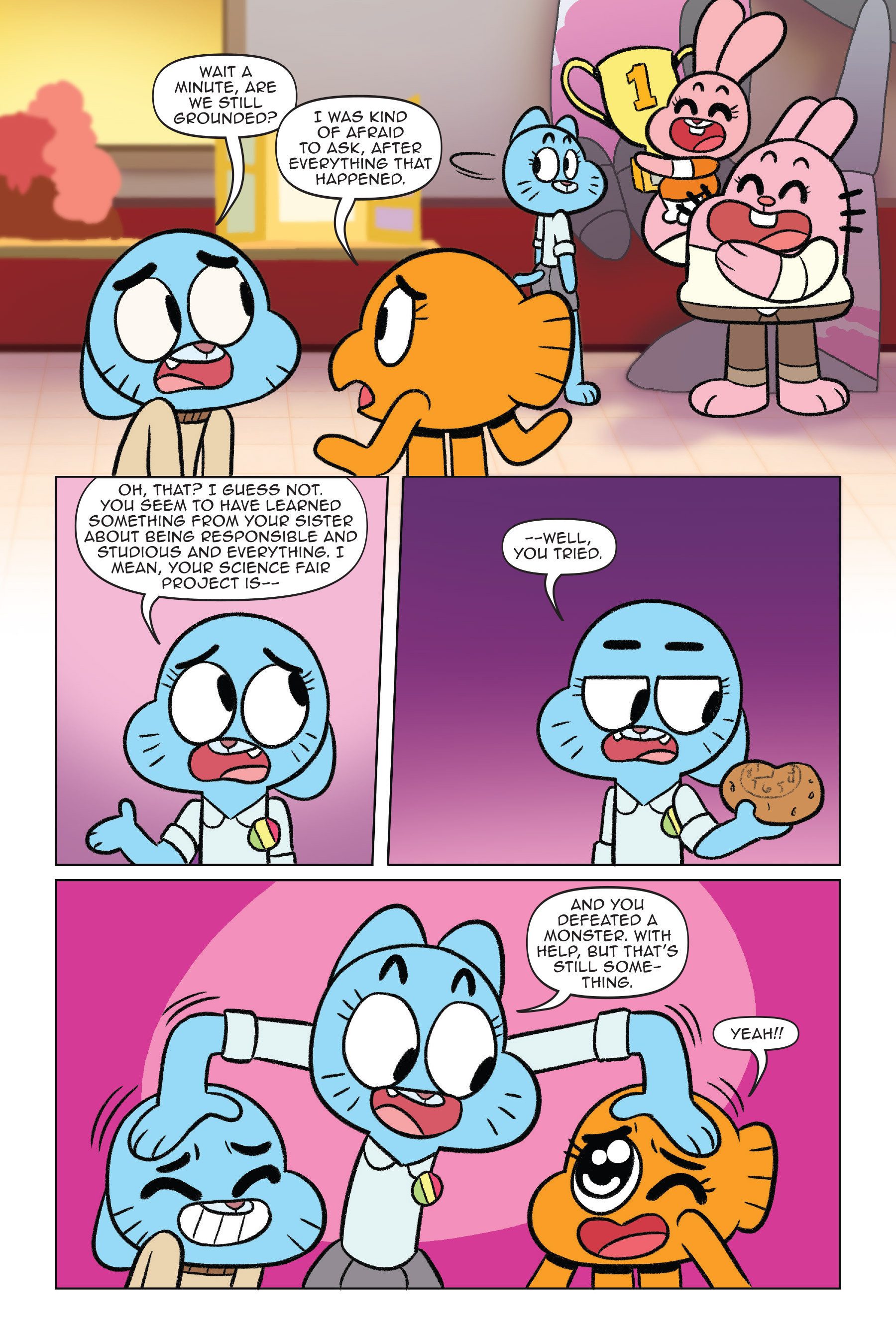 Read online The Amazing World of Gumball: Cheat Code comic -  Issue # Full - 121