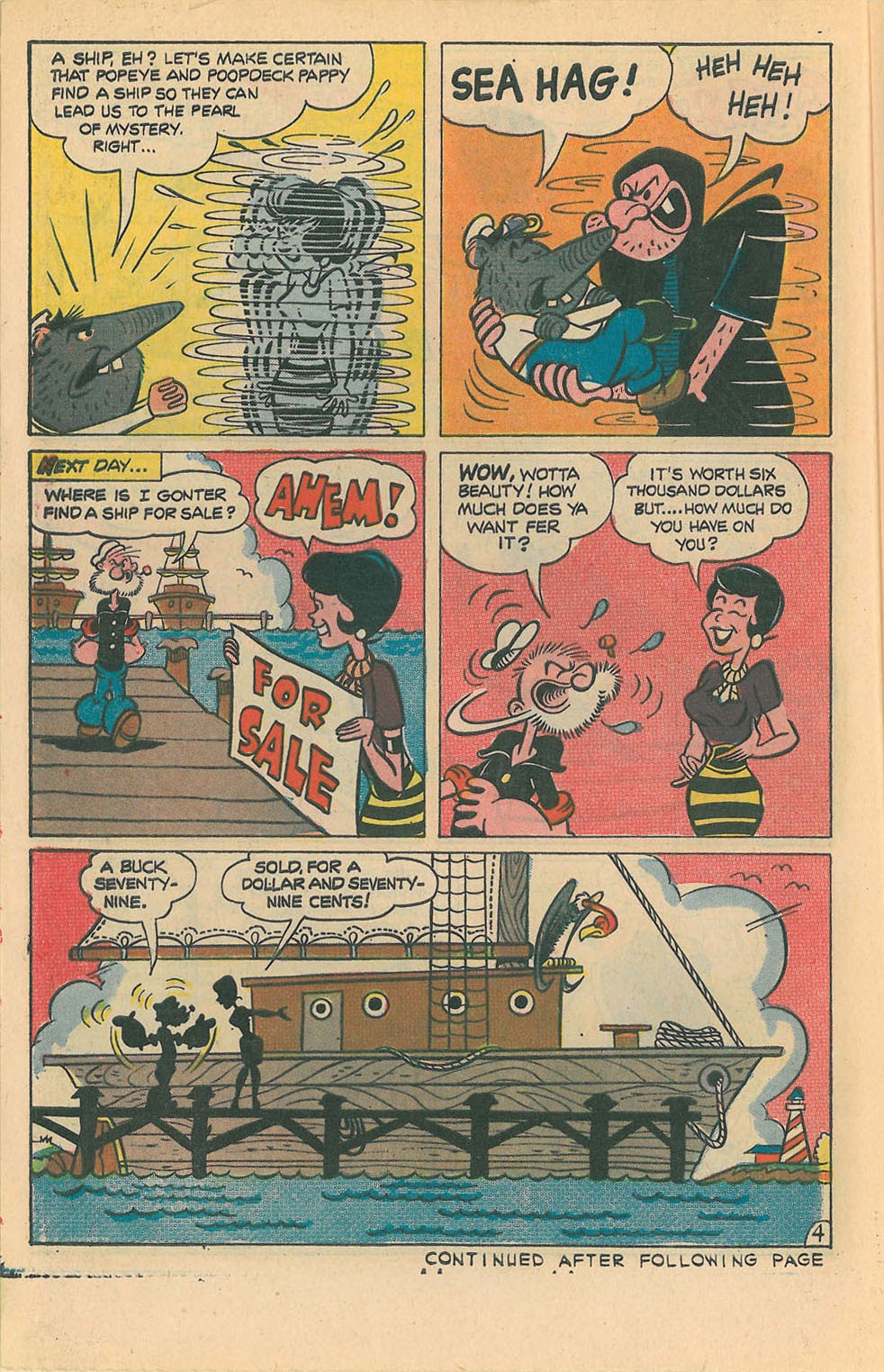 Read online Popeye (1948) comic -  Issue #122 - 6