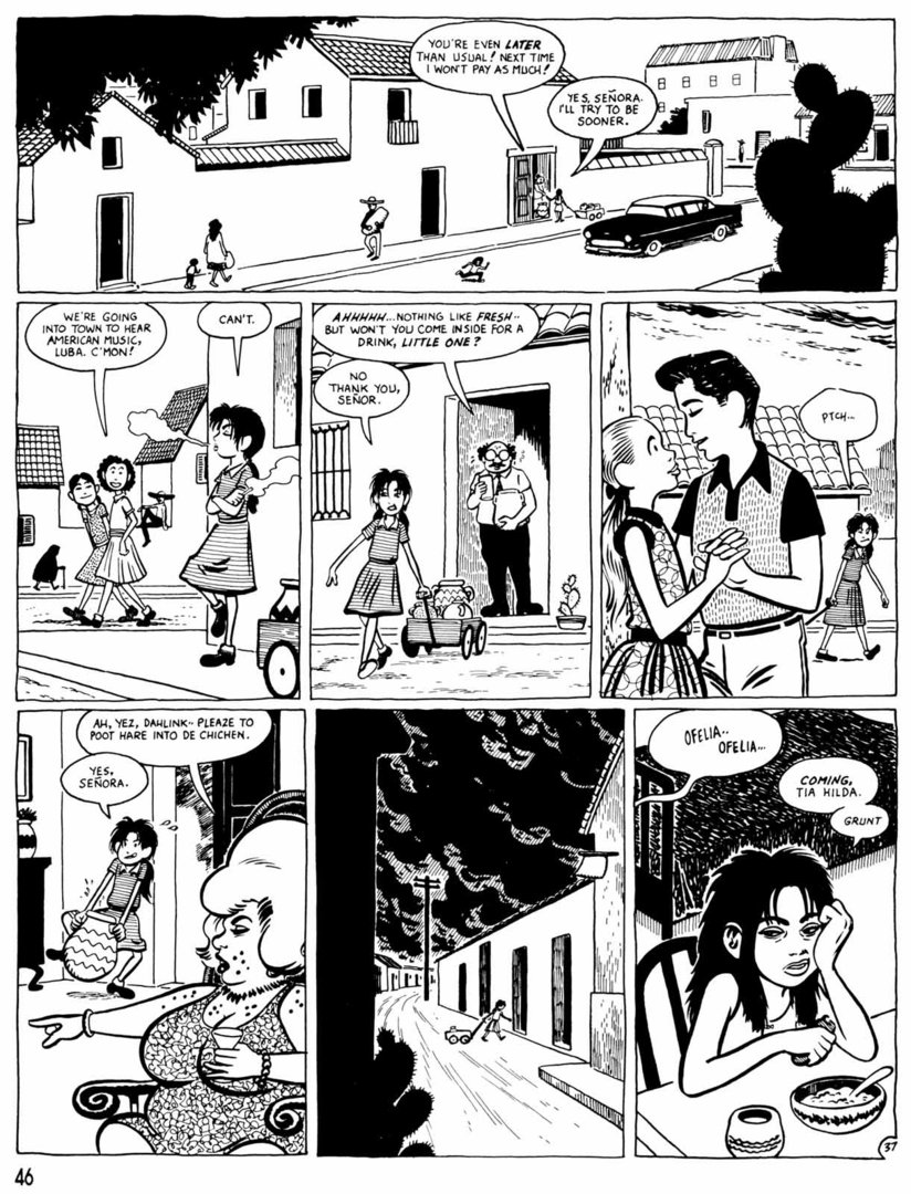 Read online Love and Rockets (1982) comic -  Issue #30 - 49