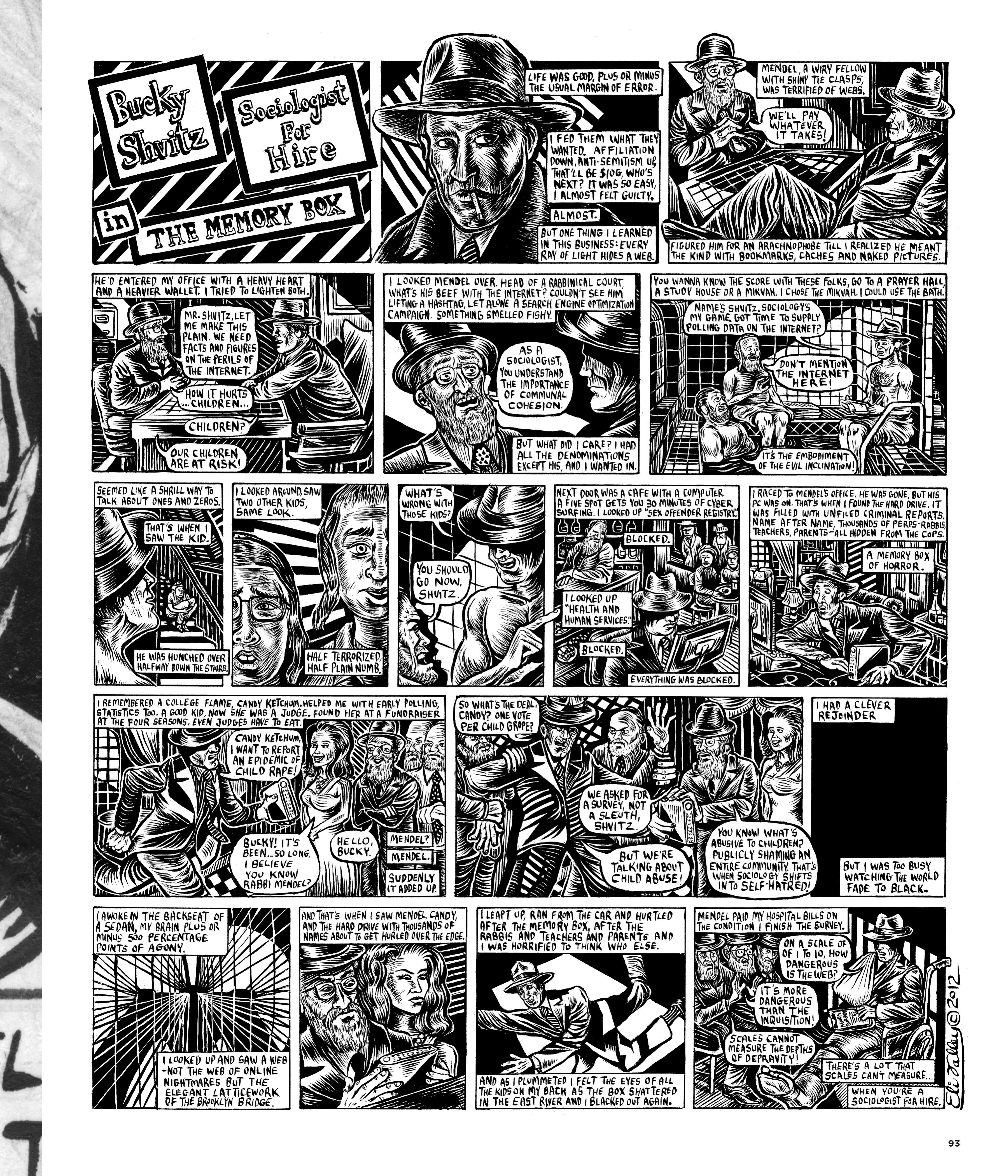 Read online Diaspora Boy: Comics on Crisis in America and Israel comic -  Issue # TPB - 95