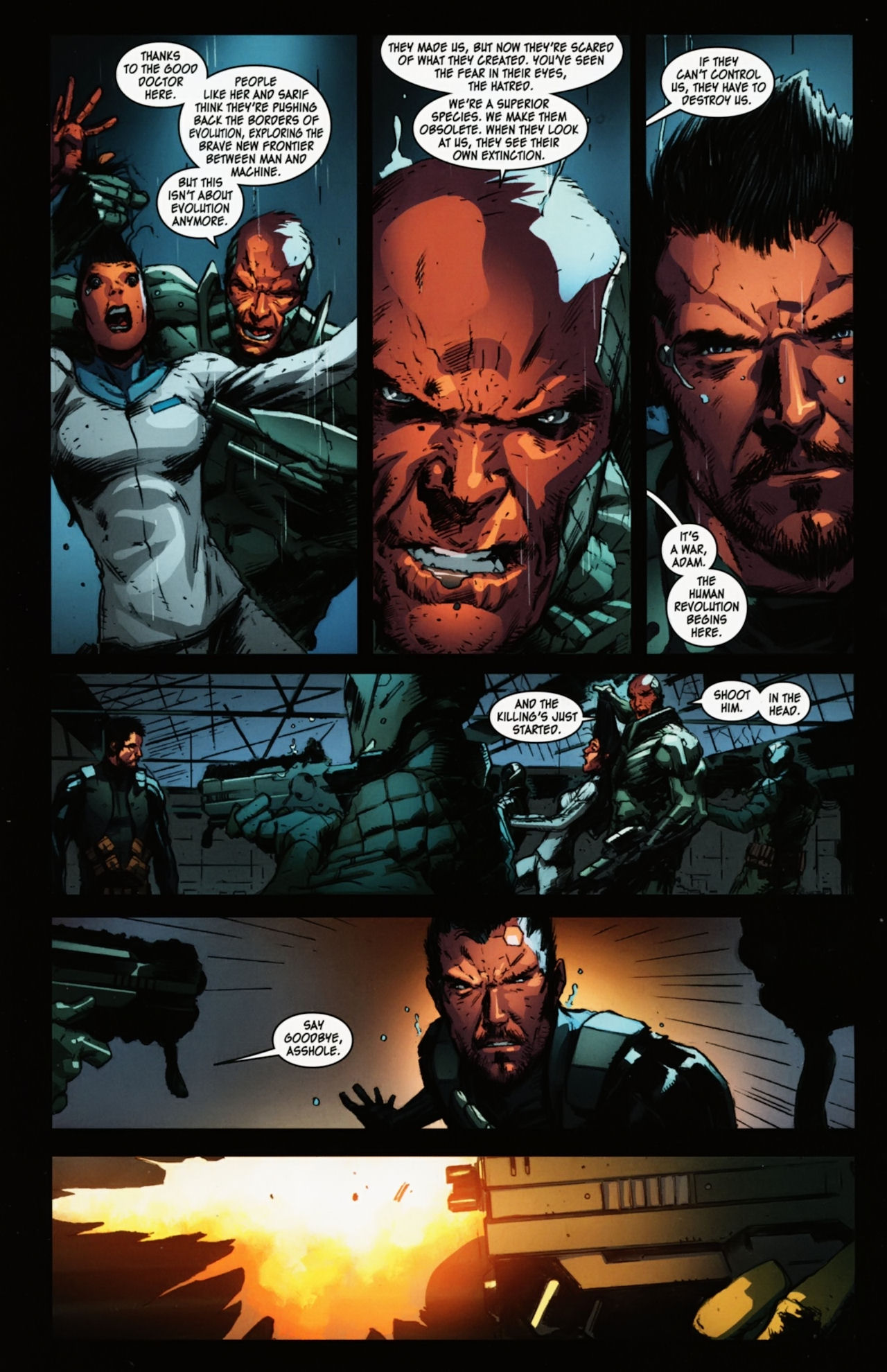 Read online Deus Ex comic -  Issue #5 - 6