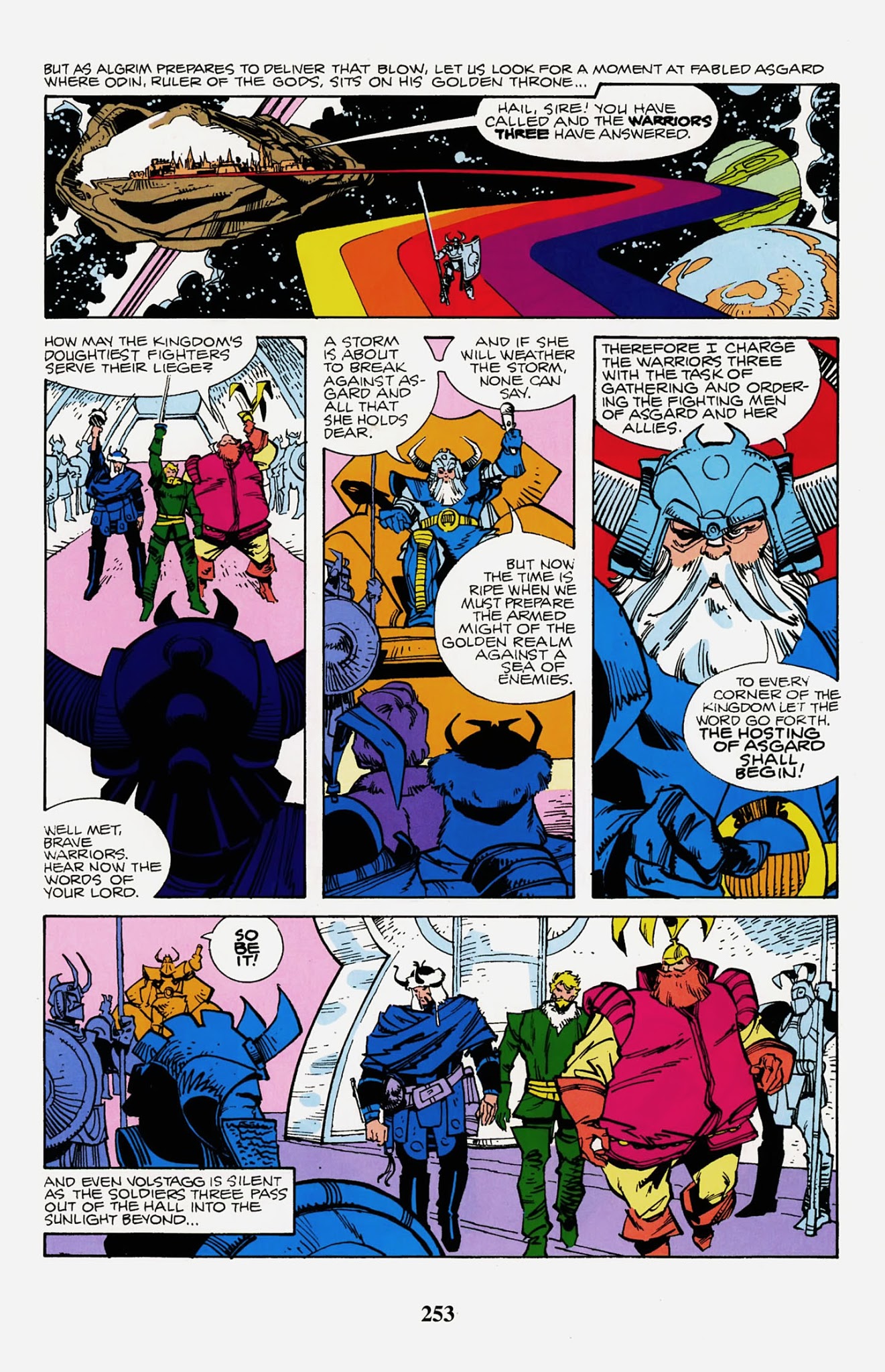 Read online Thor Visionaries: Walter Simonson comic -  Issue # TPB 1 - 255