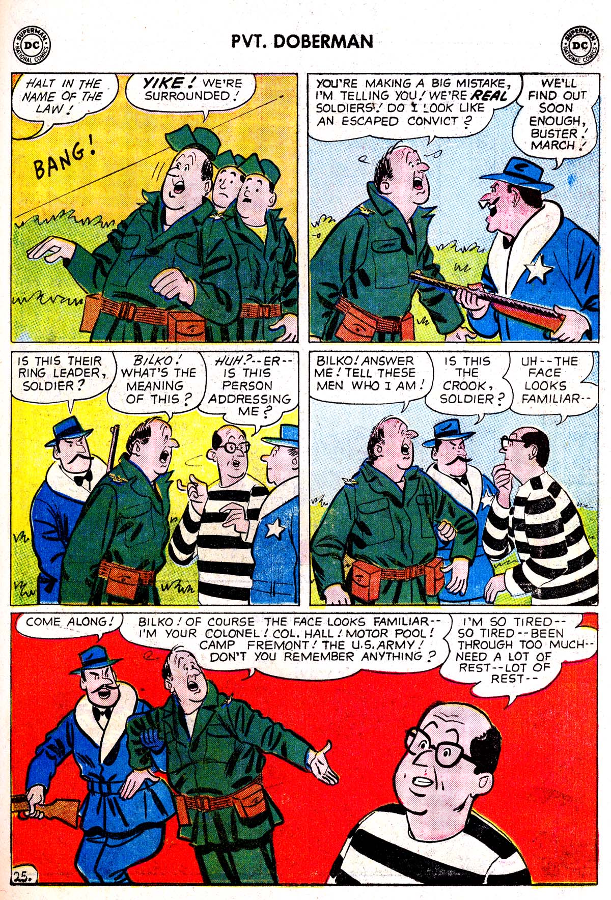 Read online Sgt. Bilko's Pvt. Doberman comic -  Issue #8 - 31