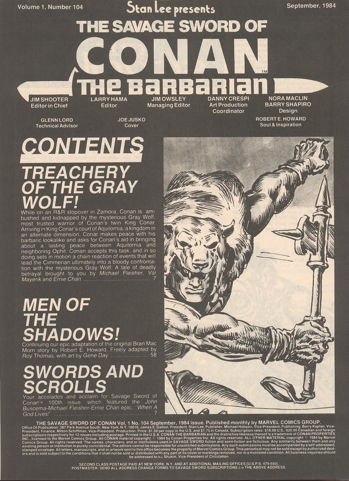 Read online The Savage Sword Of Conan comic -  Issue #104 - 3