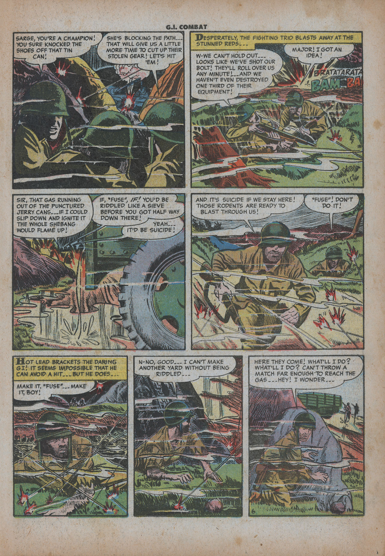 Read online G.I. Combat (1952) comic -  Issue #24 - 24