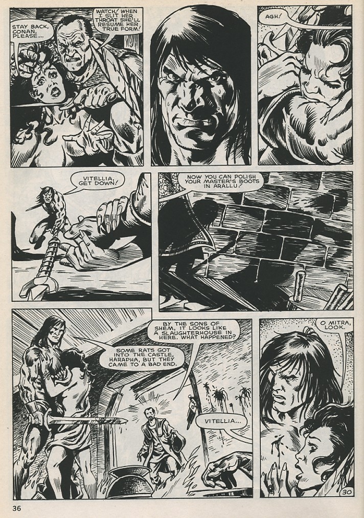 Read online The Savage Sword Of Conan comic -  Issue #130 - 36