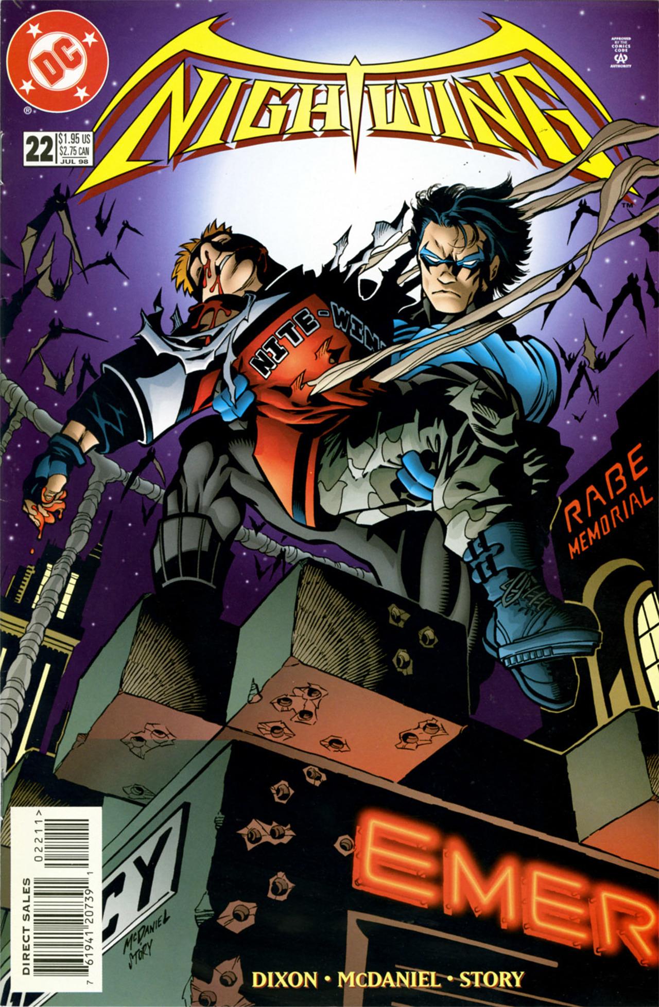 Read online Nightwing (1996) comic -  Issue #22 - 1