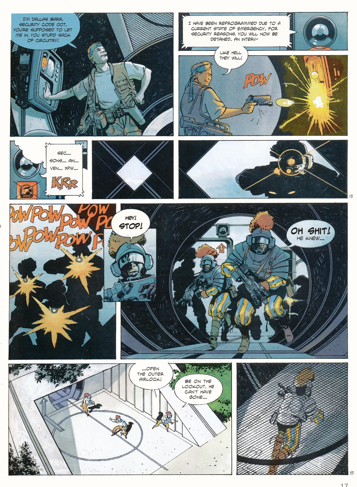 Read online Dallas Barr comic -  Issue #1 - 17