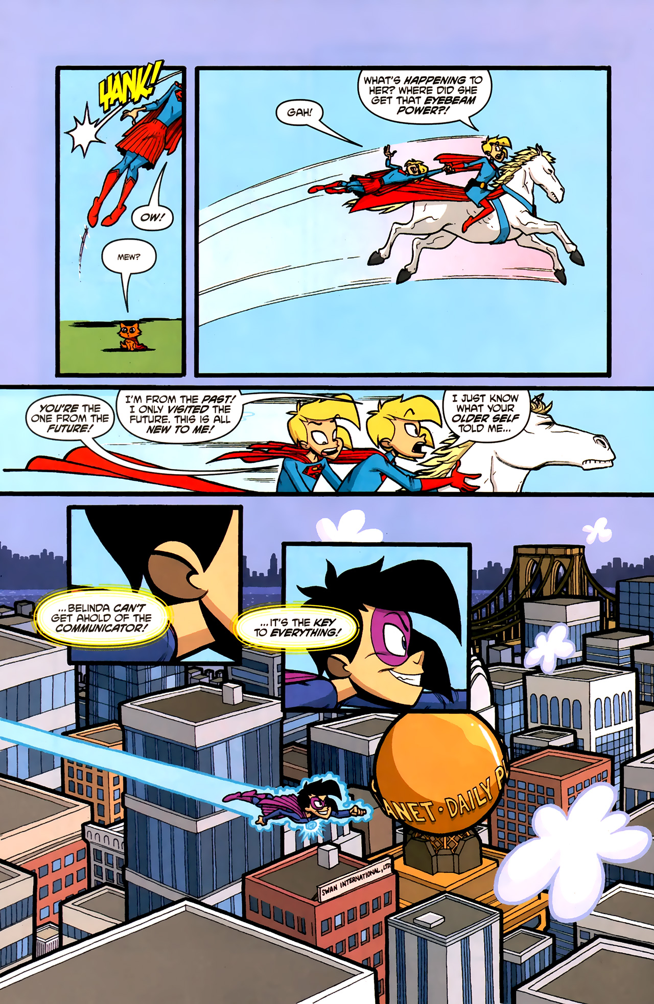 Read online Supergirl: Cosmic Adventures in the 8th Grade comic -  Issue #5 - 17