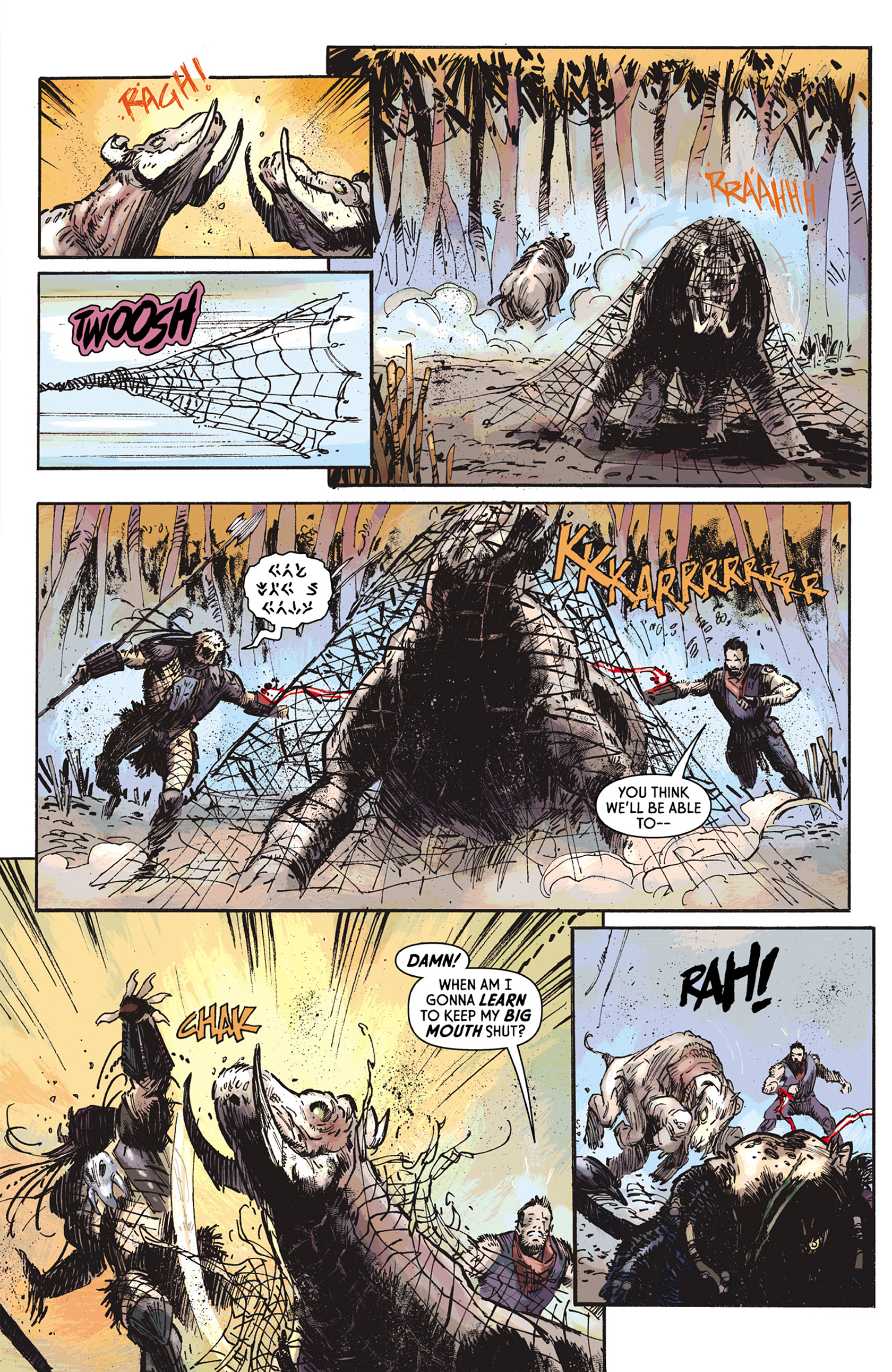 Read online Predator: Fire and Stone comic -  Issue #3 - 17