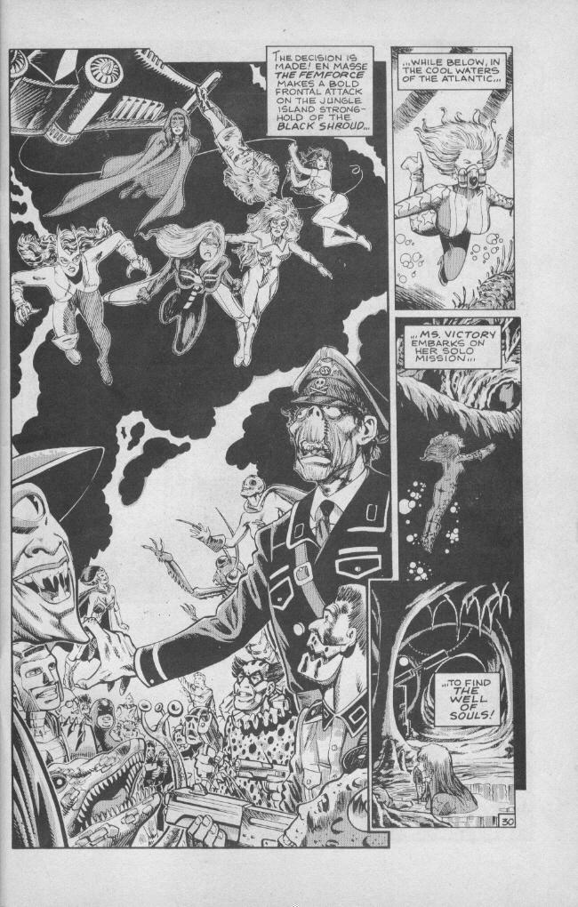 Read online Femforce comic -  Issue #34 - 39