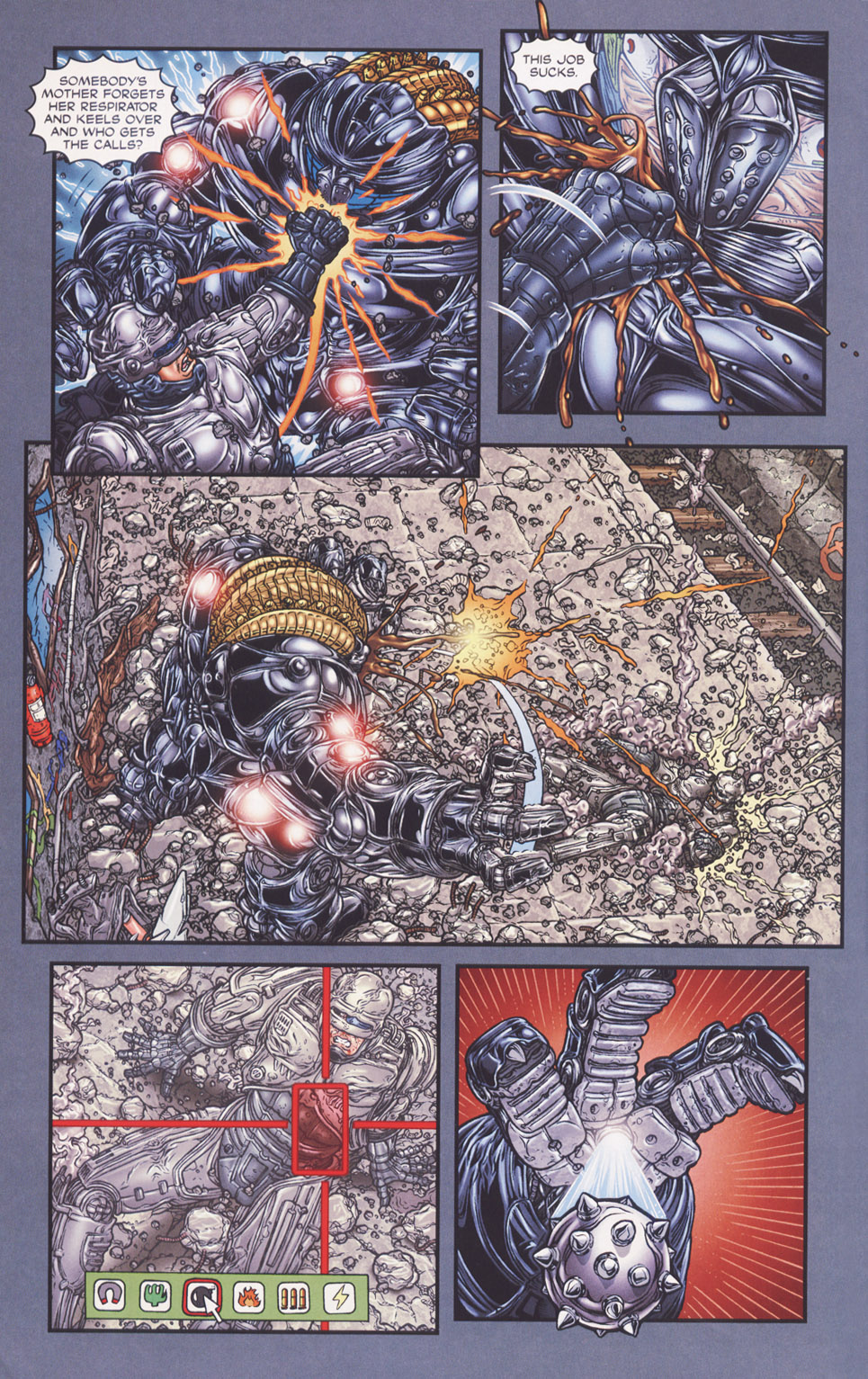 Read online Frank Miller's Robocop comic -  Issue #6 - 8