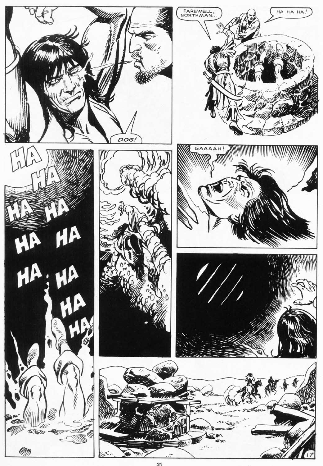 Read online The Savage Sword Of Conan comic -  Issue #156 - 22