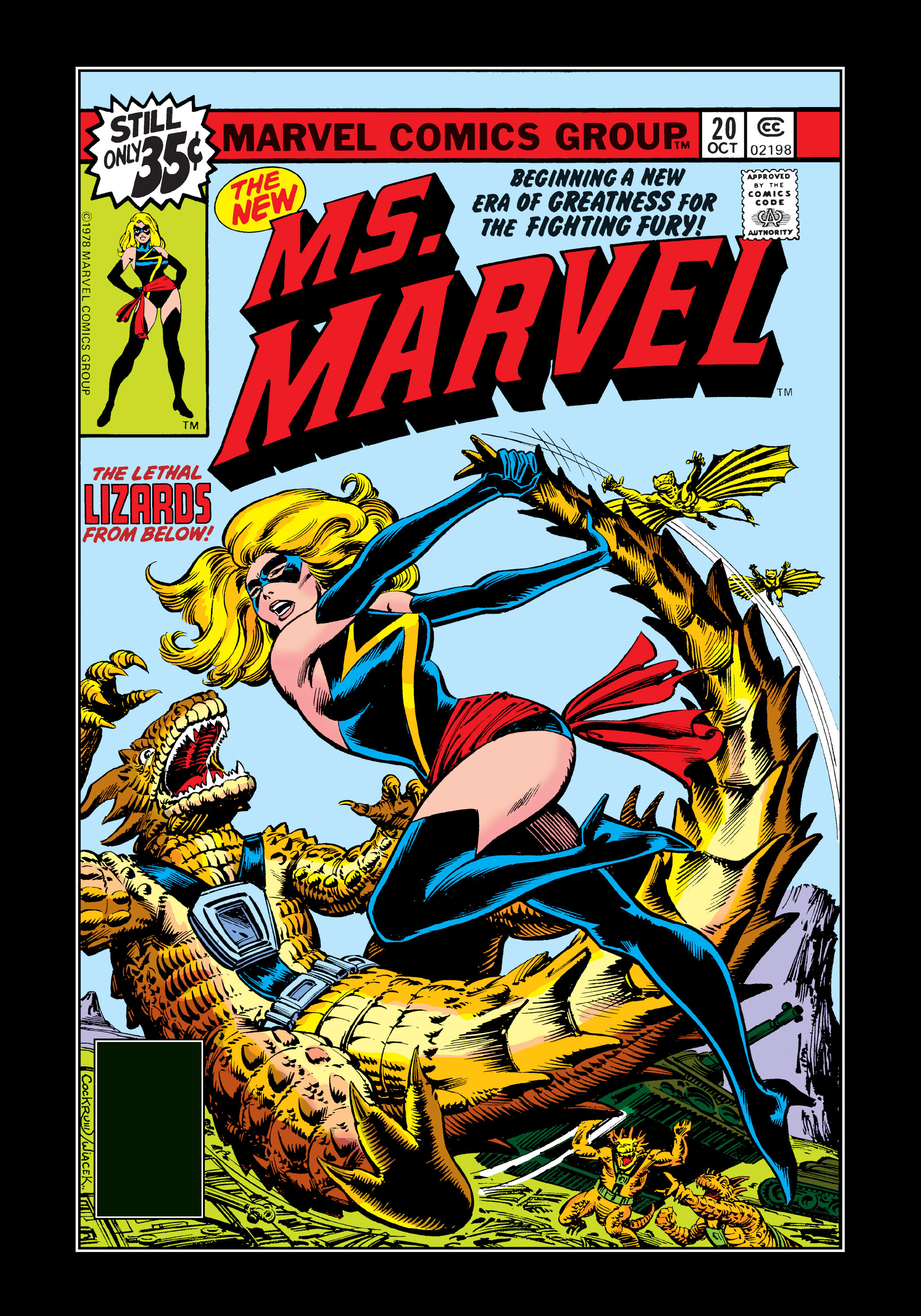 Read online Ms. Marvel (1977) comic -  Issue #20 - 1