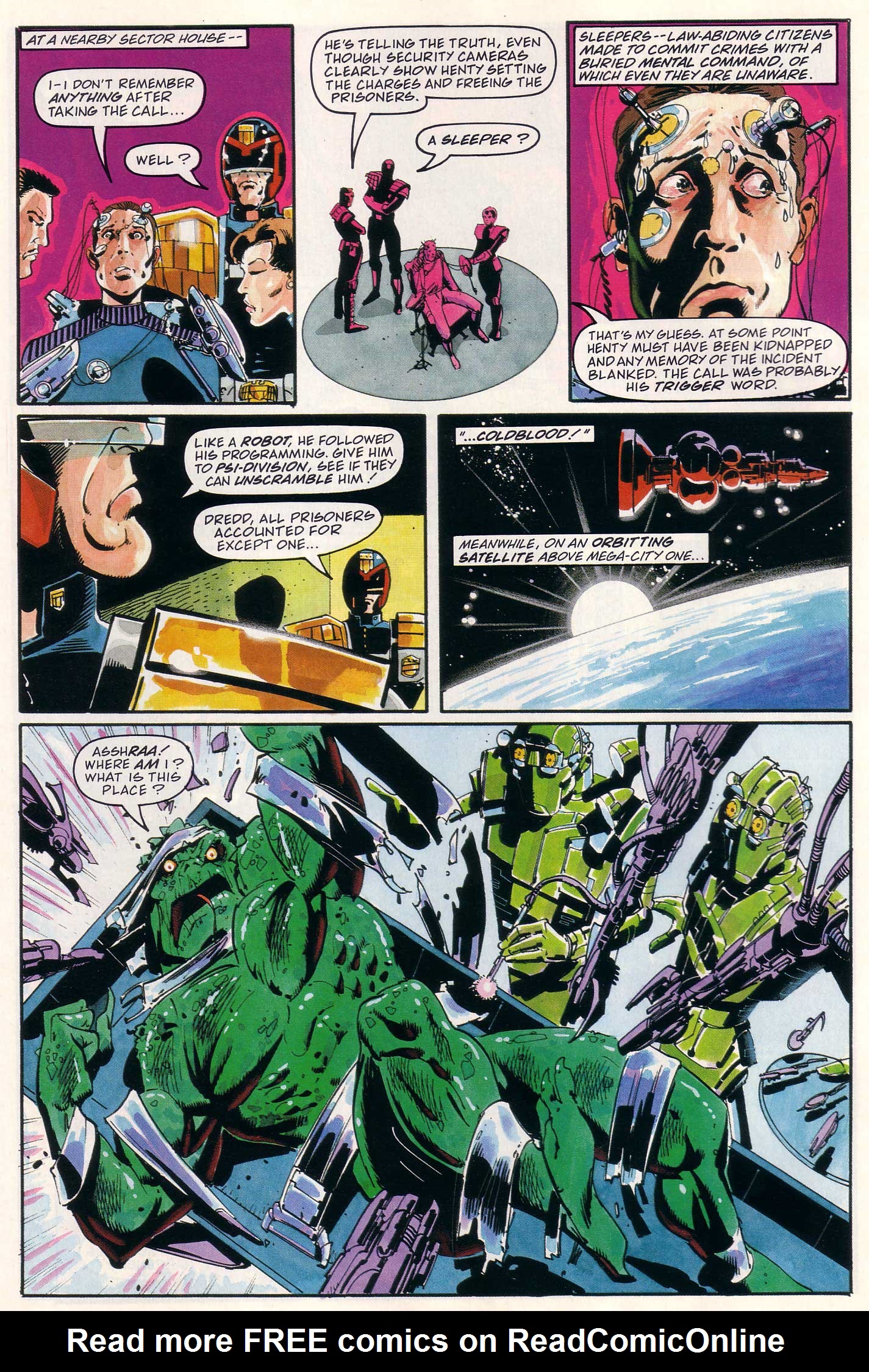 Read online Judge Dredd Lawman of the Future comic -  Issue #11 - 8