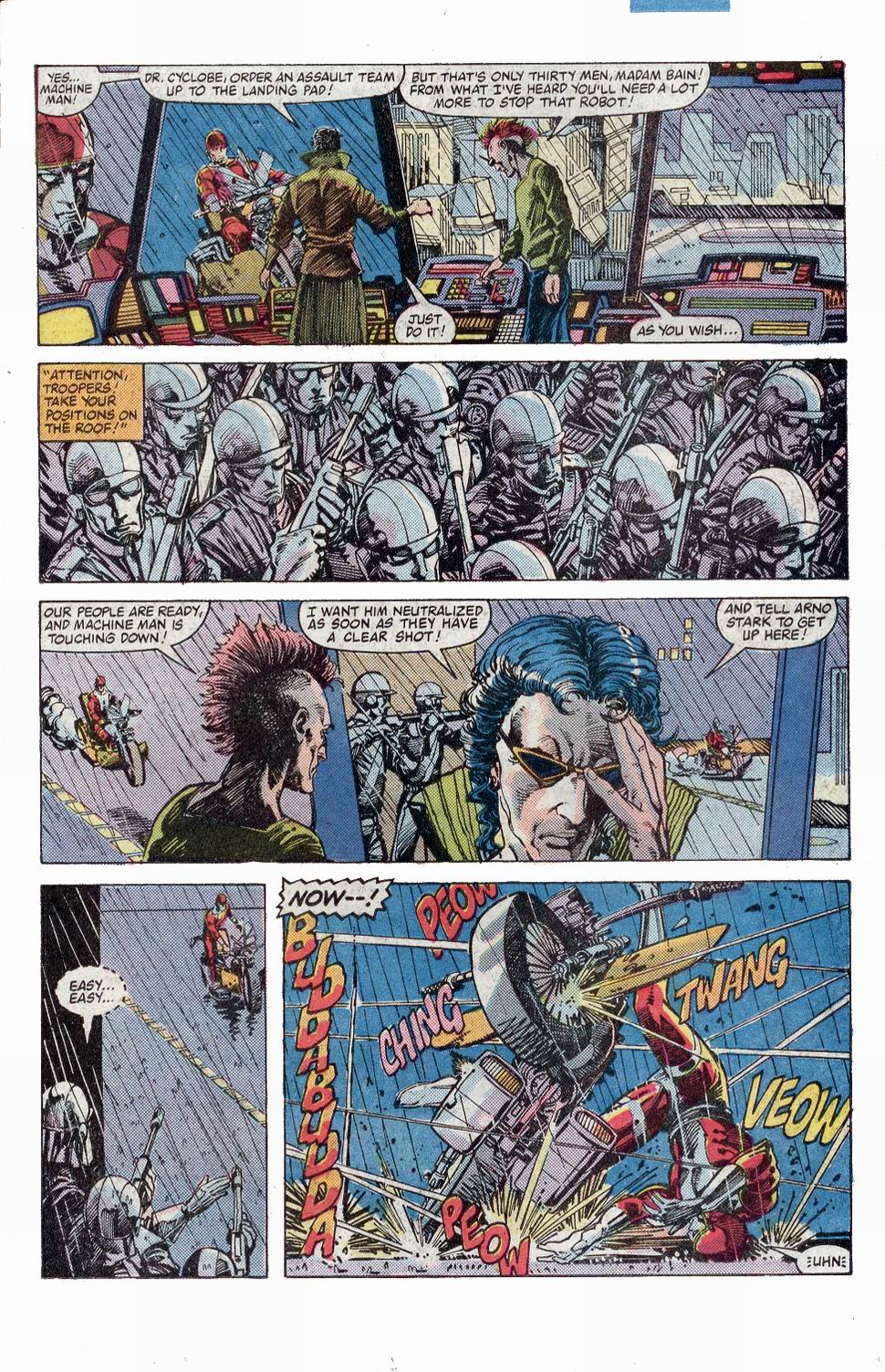 Read online Machine Man (1984) comic -  Issue #4 - 8