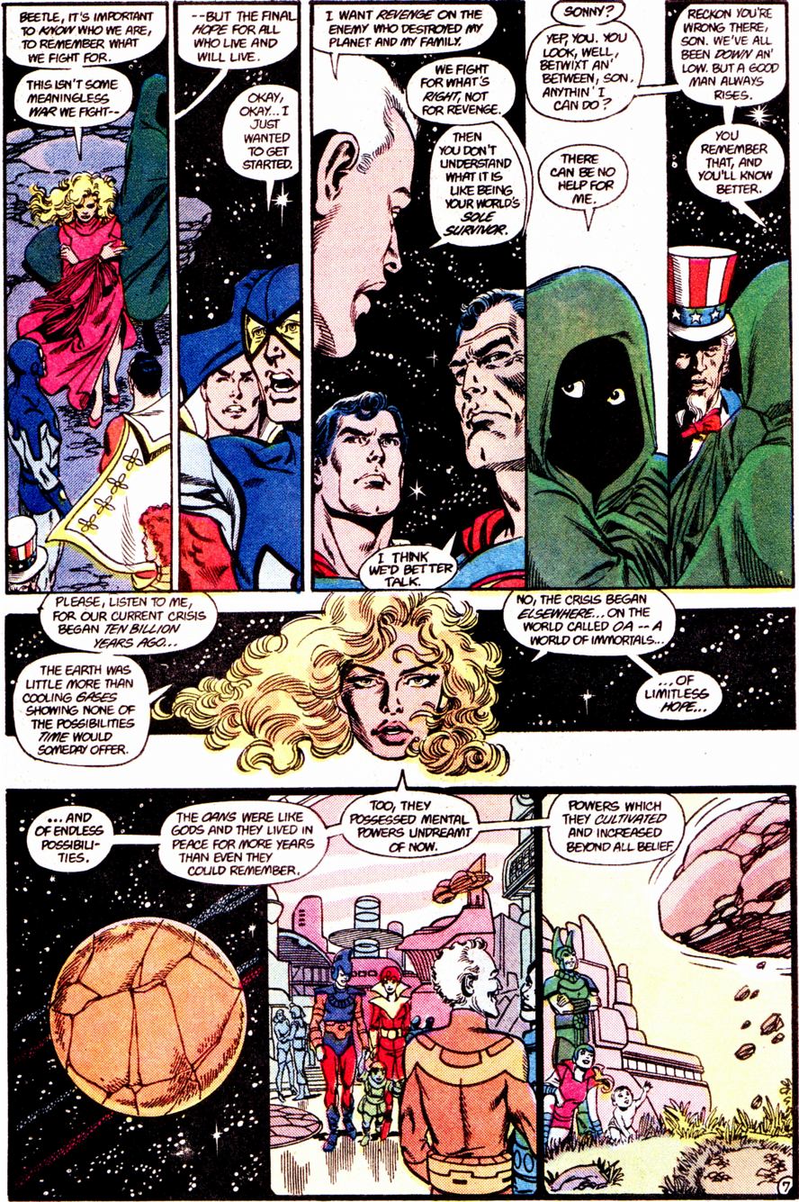 Read online Crisis on Infinite Earths (1985) comic -  Issue #7 - 8