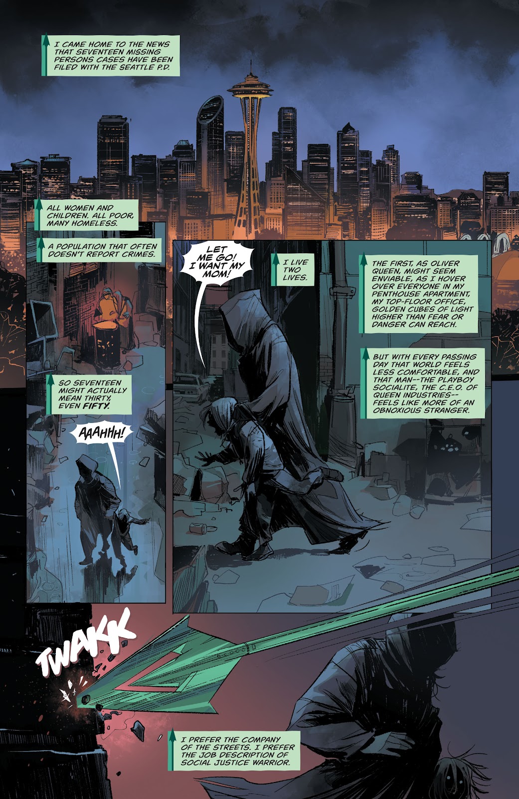 Green Arrow: Rebirth issue Full - Page 6