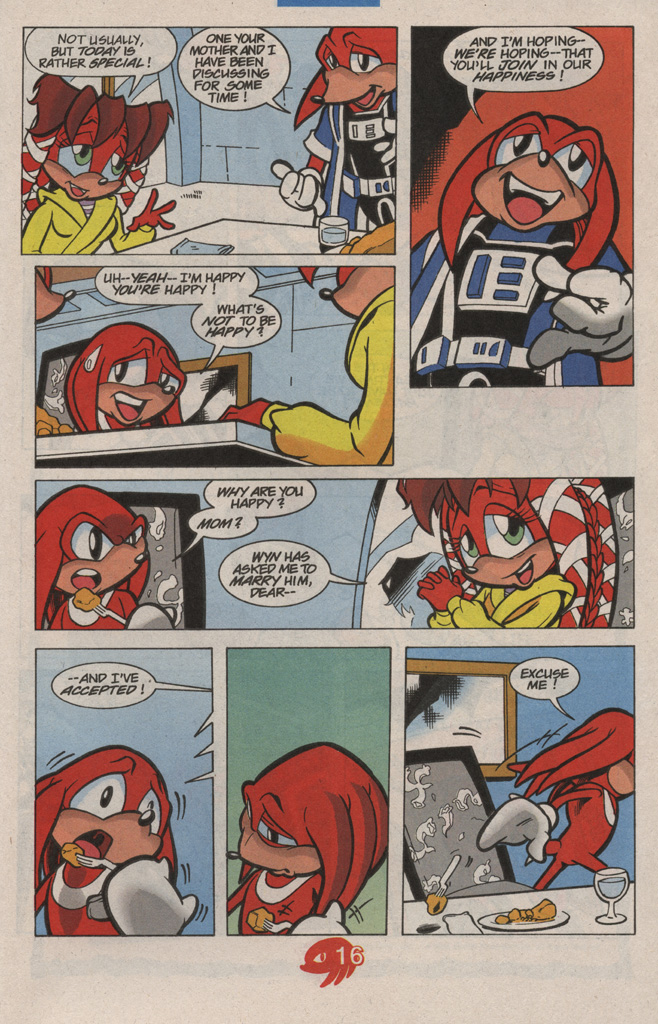 Read online Knuckles the Echidna comic -  Issue #16 - 23
