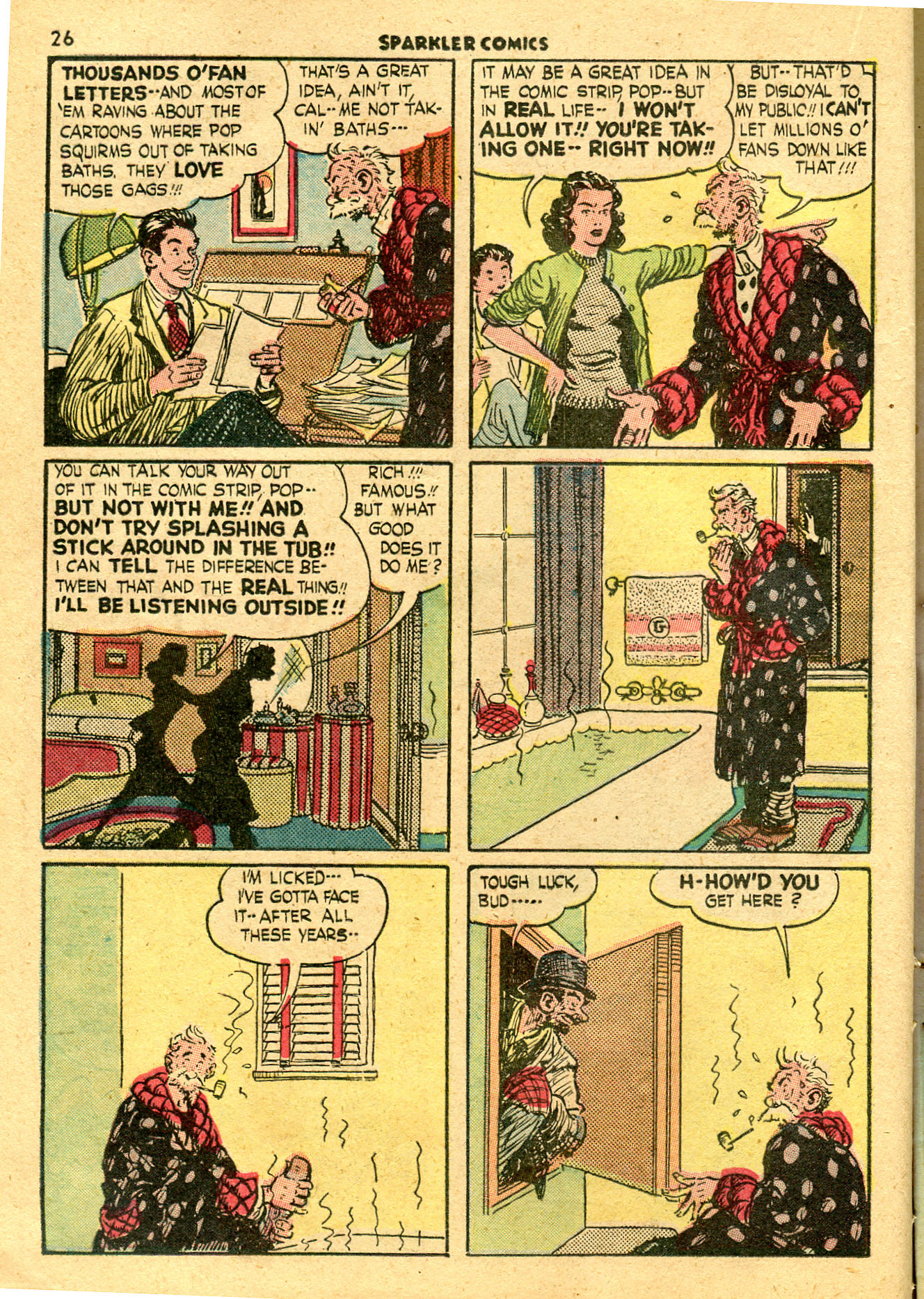 Read online Sparkler Comics comic -  Issue #24 - 28