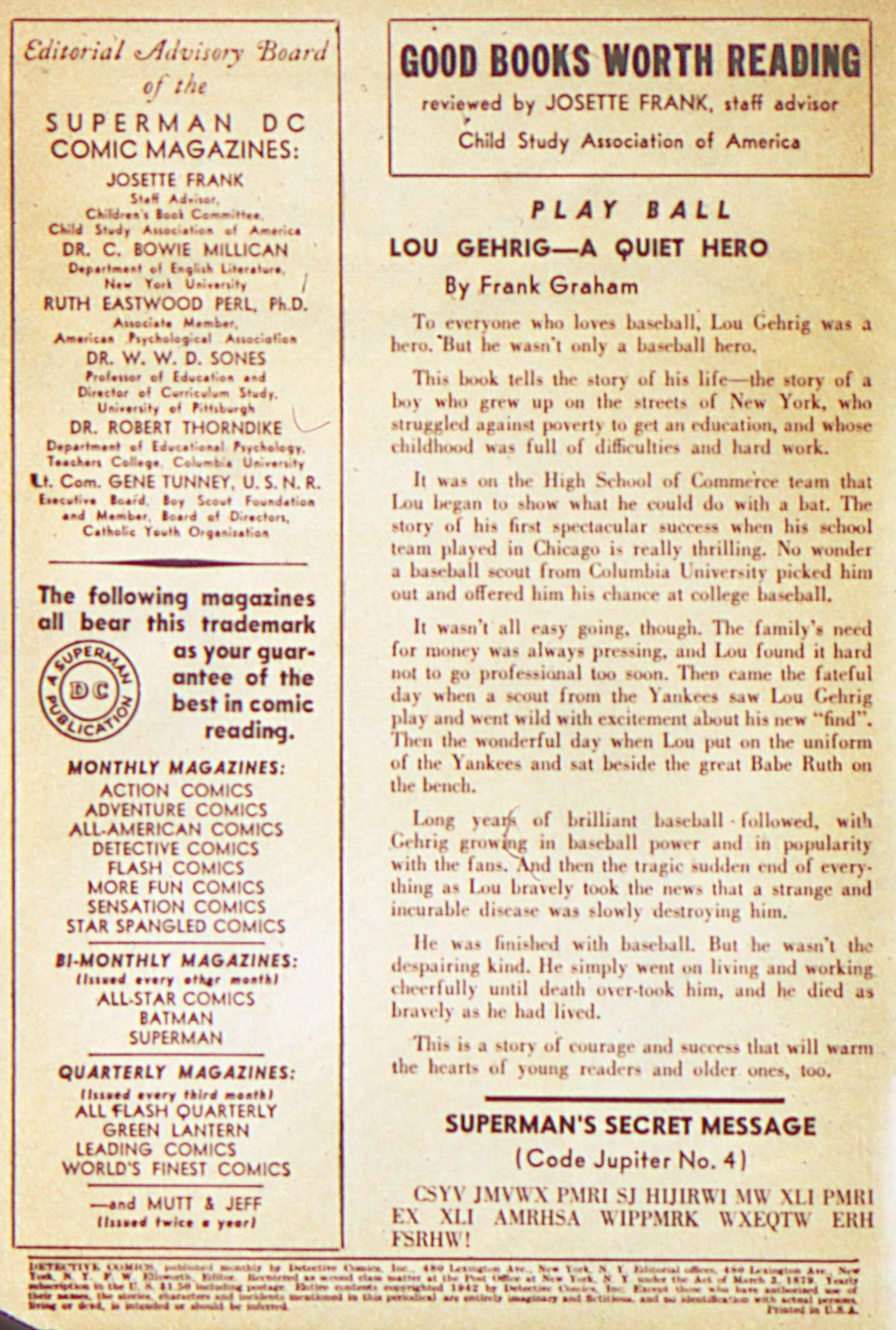 Read online Detective Comics (1937) comic -  Issue #66 - 3